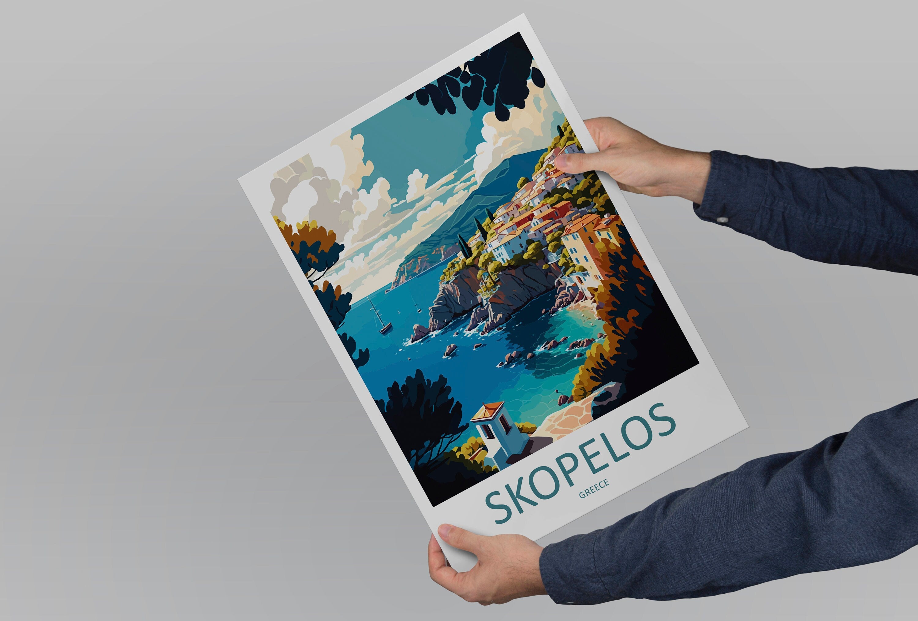 Skopelos Travel Print