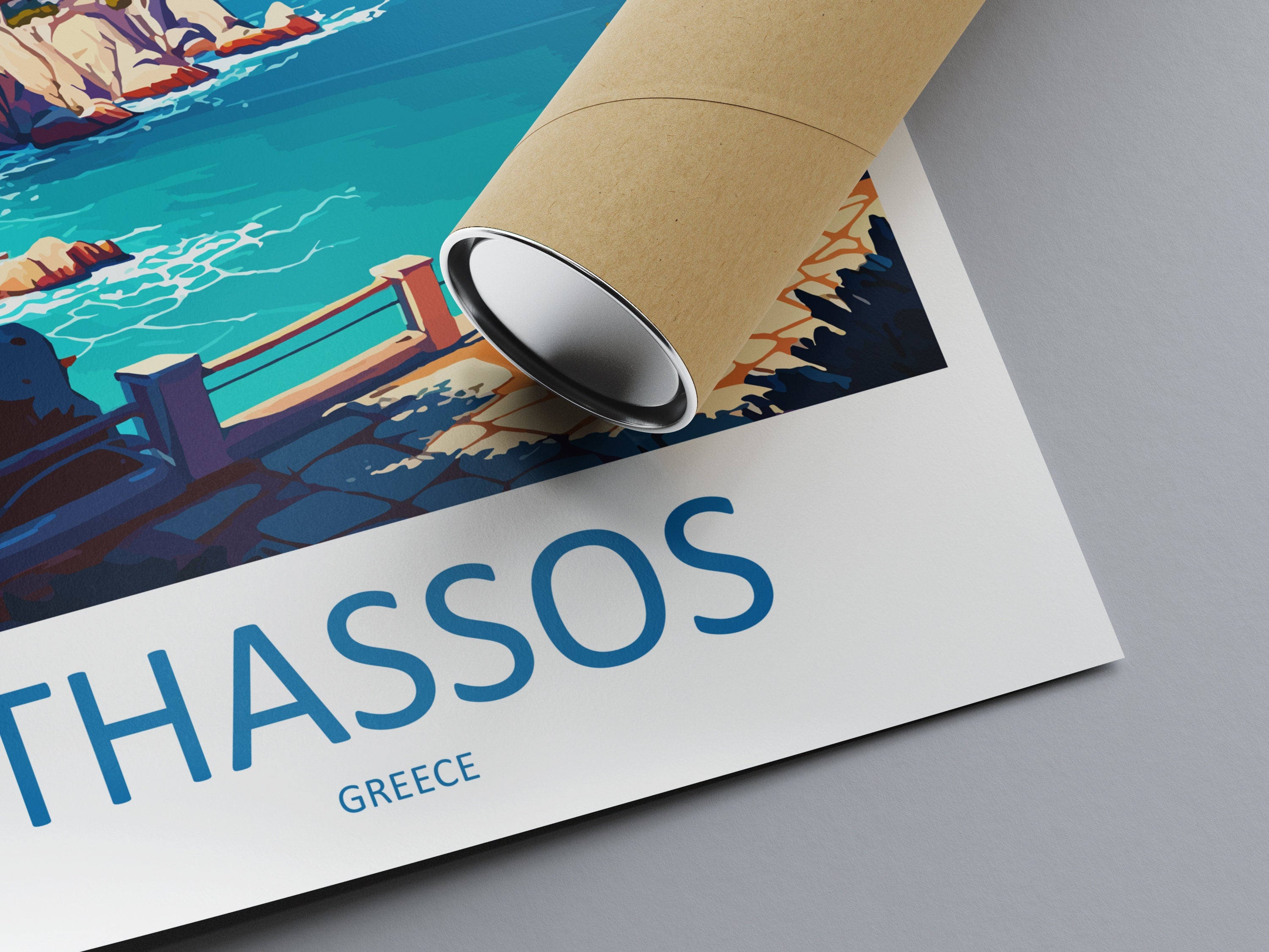 Thassos Travel Print