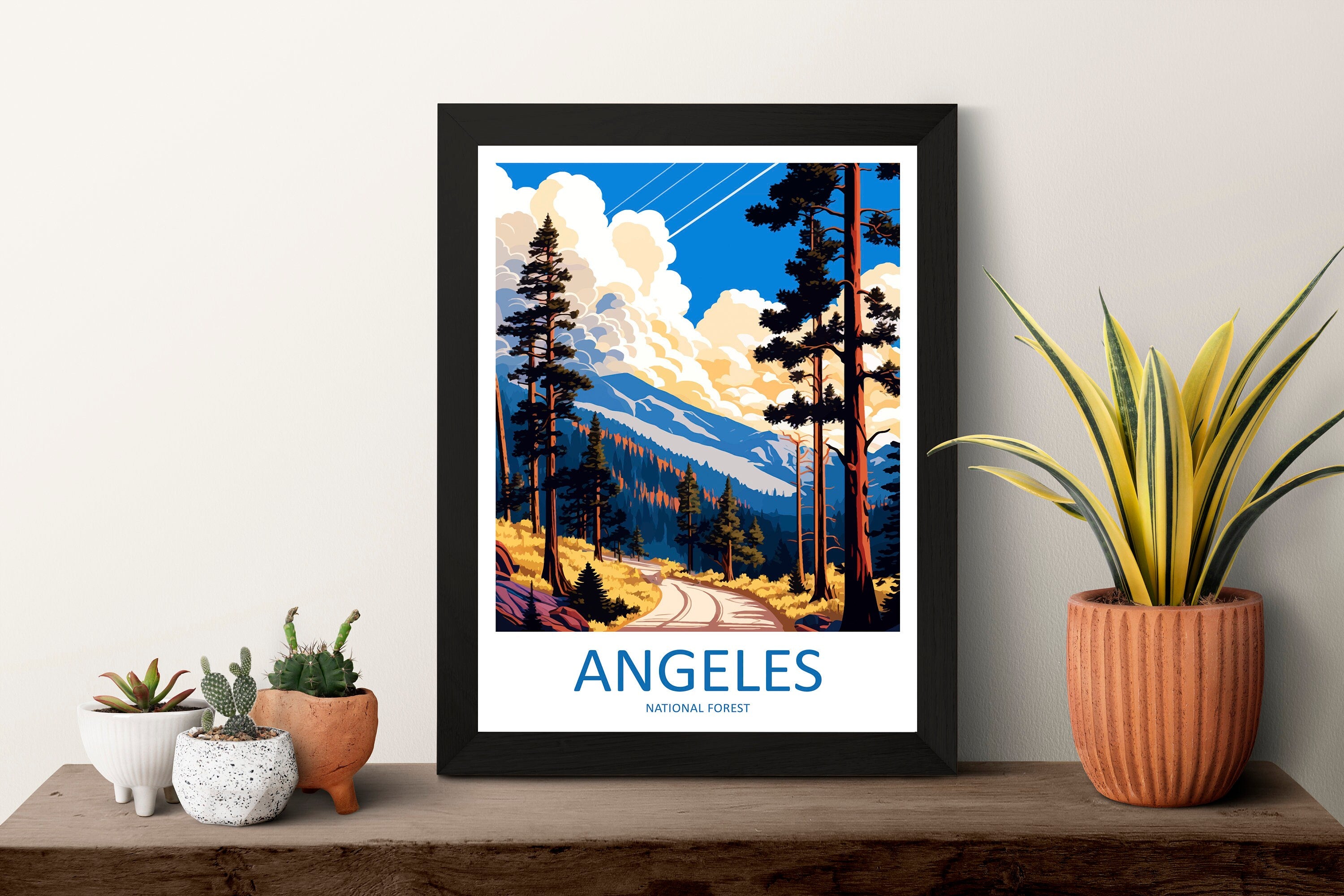 Angeles National Forest Travel Print