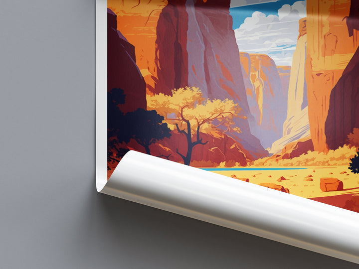 Canyon De Chelly National Monument Travel Print Wall Art Canyon De Chelly Wall Hanging Home Décor Canyon De Chelly Gift Art Lovers Arizona