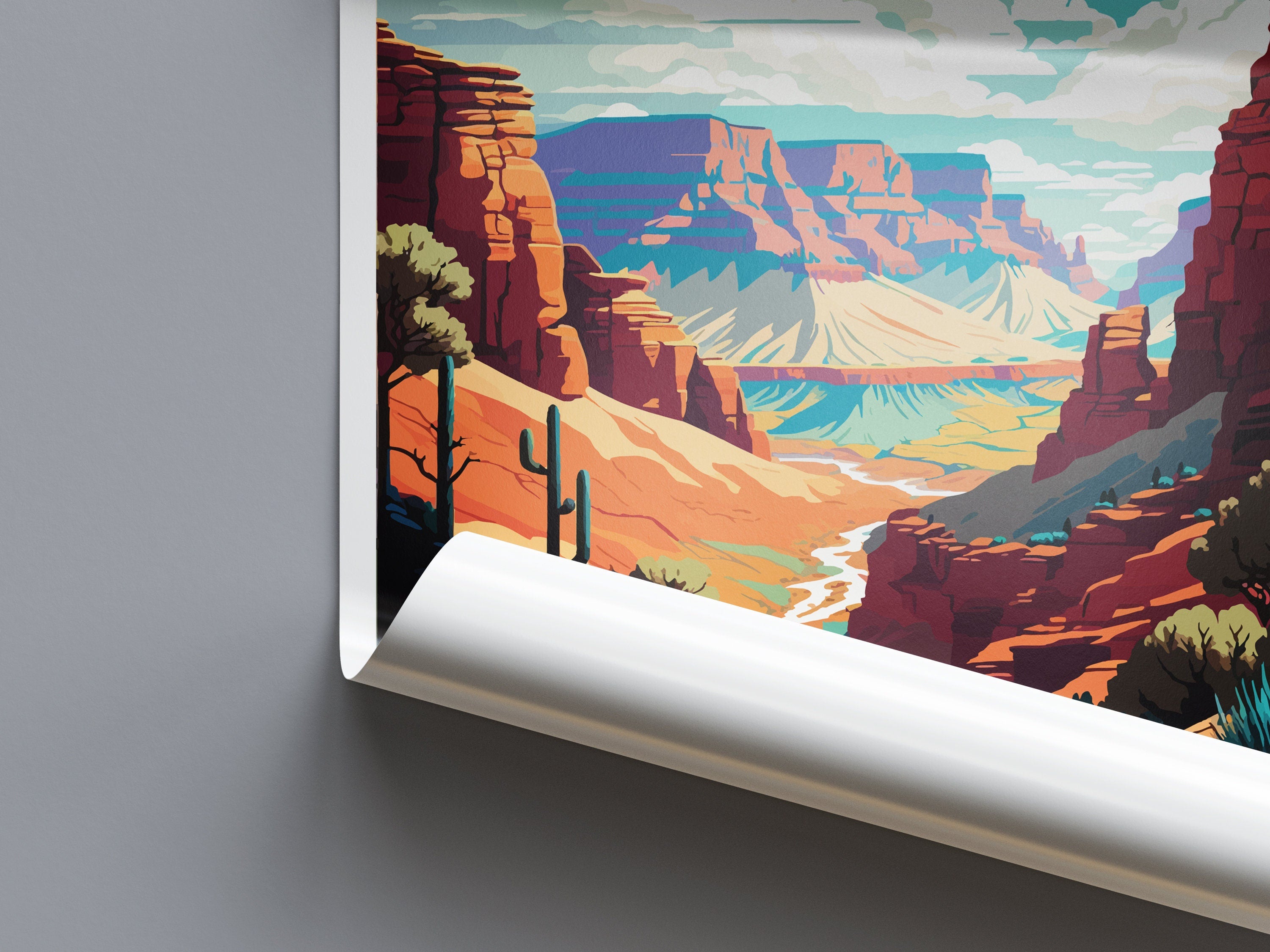 Grand Canyon National Park Travel Print