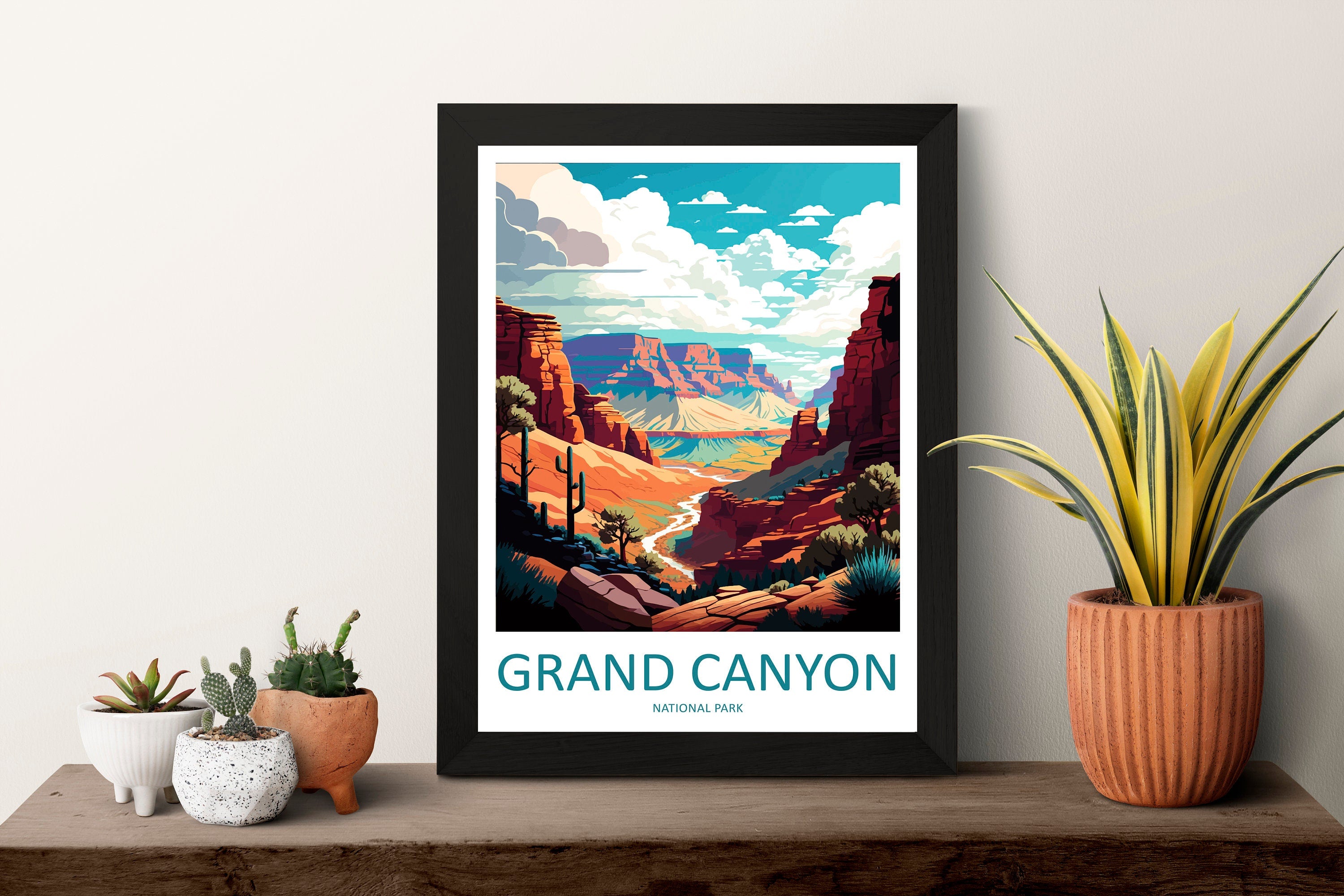 Grand Canyon National Park Travel Print