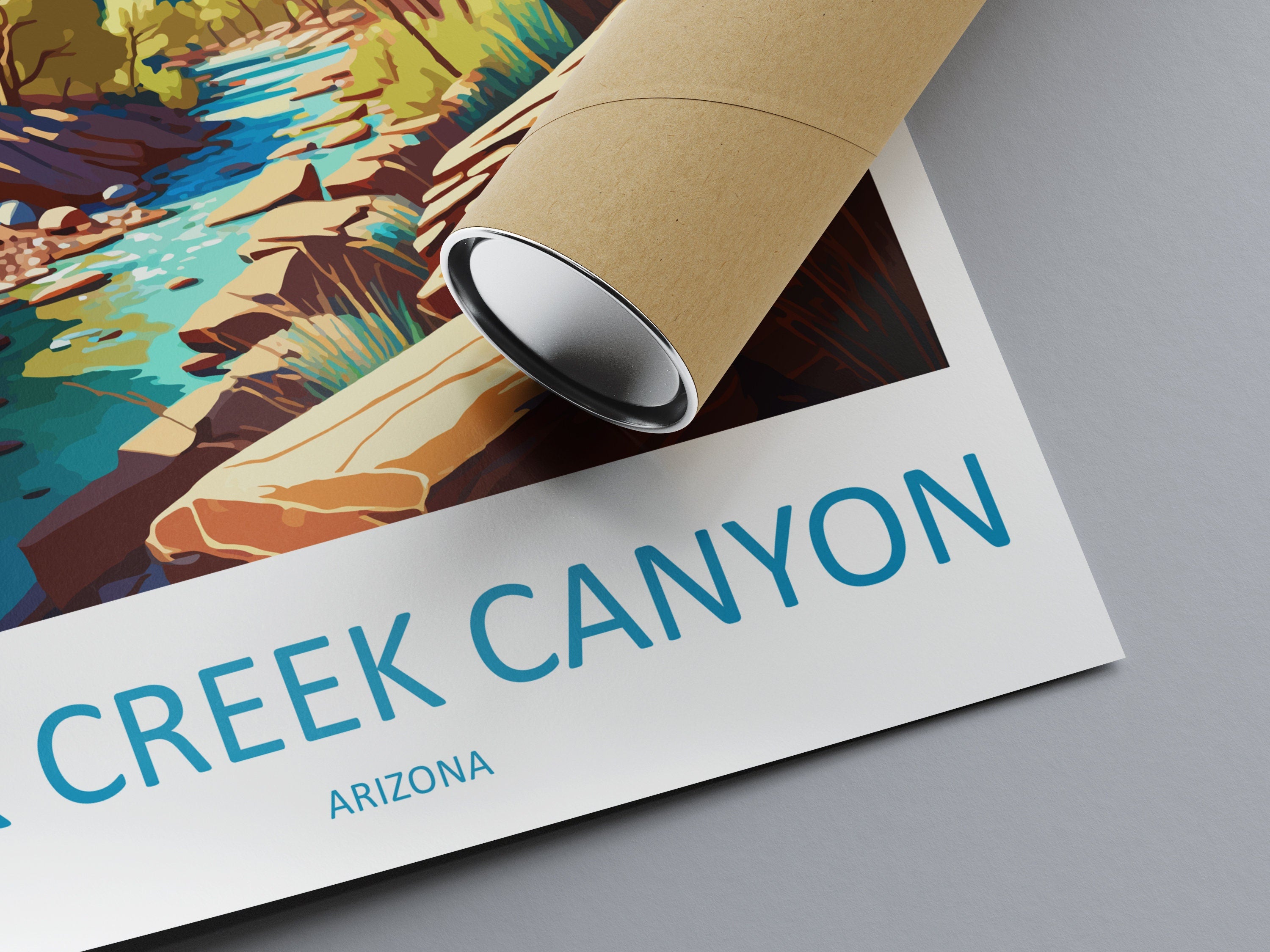 Oak Creek Canyon Travel Print