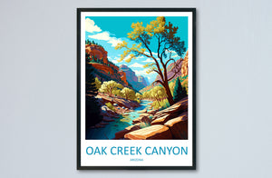 Oak Creek Canyon Travel Print