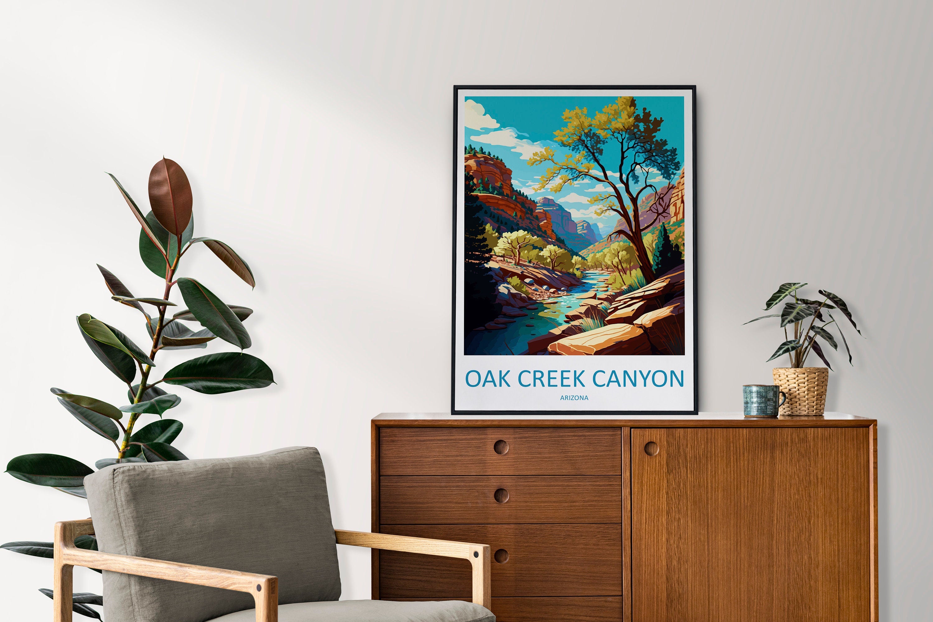 Oak Creek Canyon Travel Print