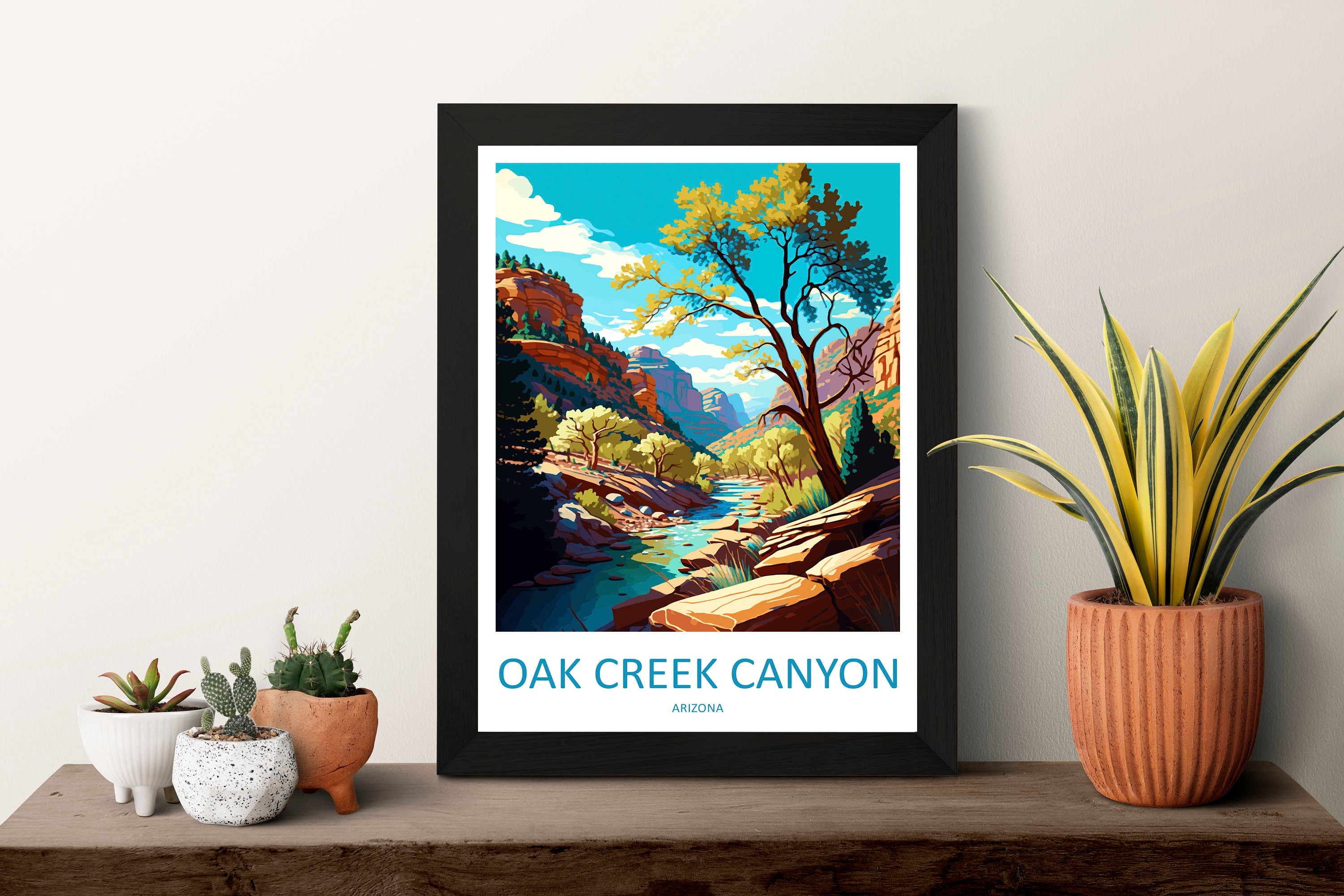 Oak Creek Canyon Travel Print