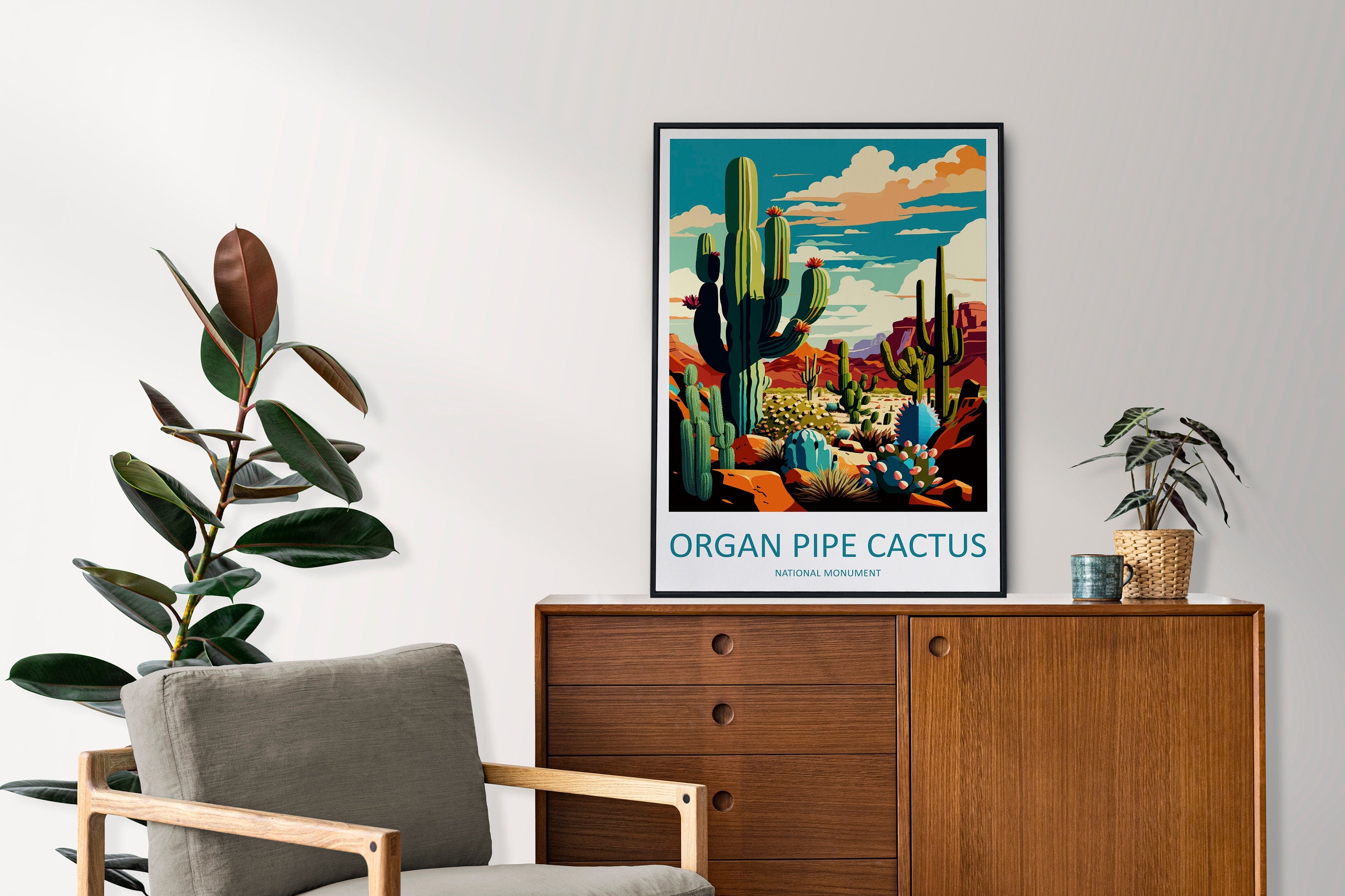 Organ Pipe Cactus National Monument Travel Print