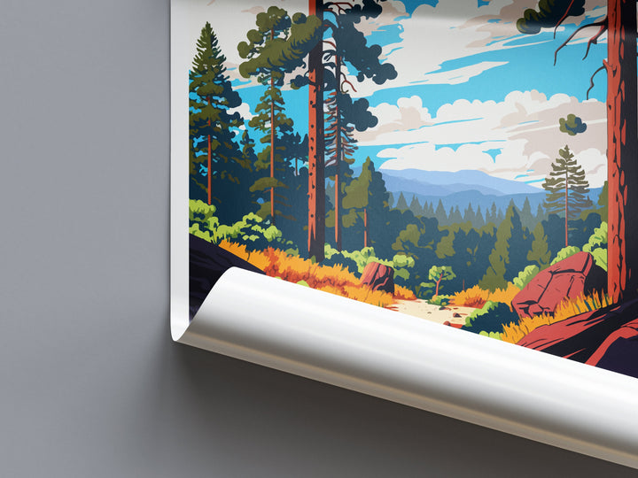 Cleveland National Forest Travel Print Wall Art Cleveland National Forest Wall Hanging Home Décor Cleveland National Forest Gift Art Lovers