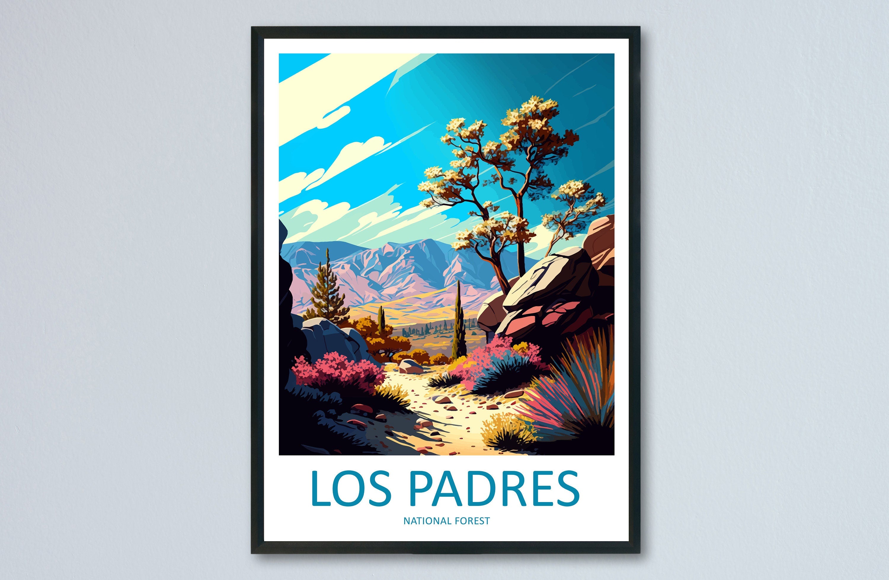 Los Padres National Forest Travel Print