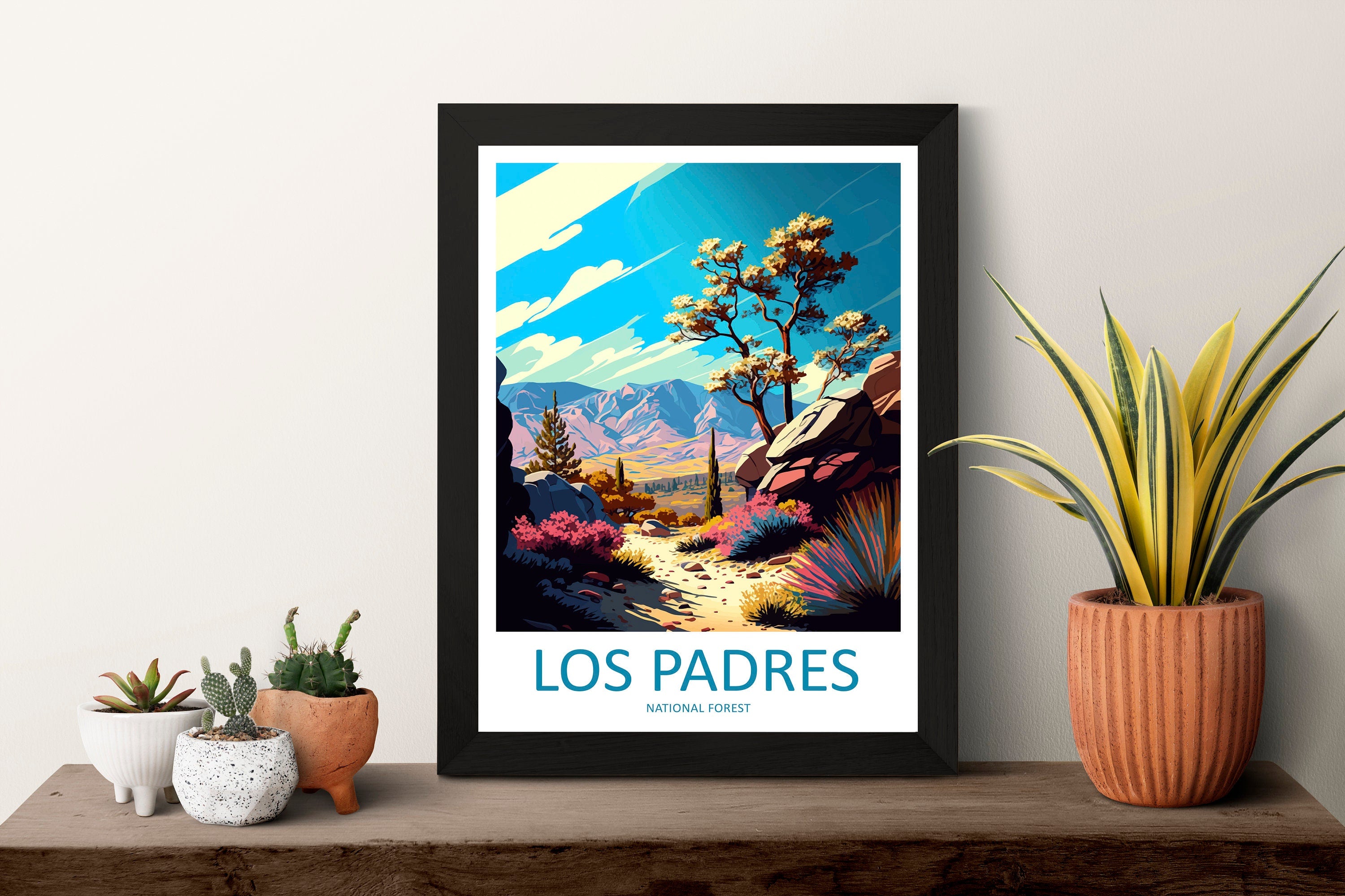 Los Padres National Forest Travel Print