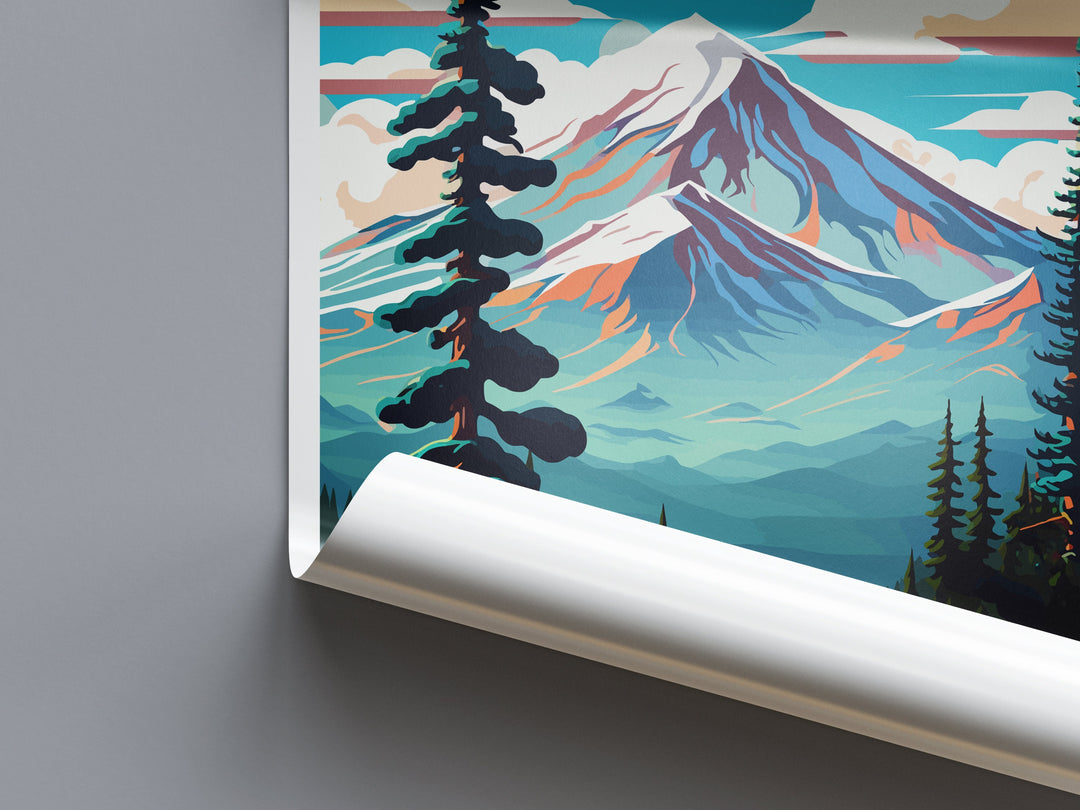 Shasta-trinity National Forest Travel Print Wall Art Shasta-trinity National Forest Wall Hanging Home Décor Shasta-trinity National Forest