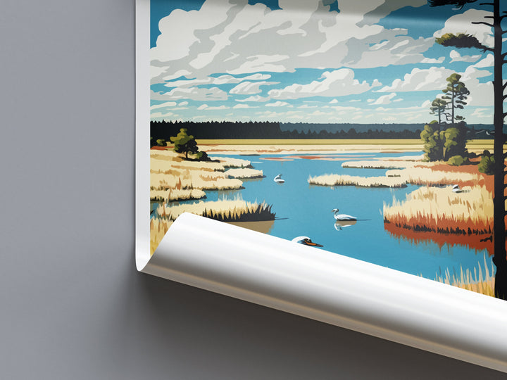 Biebrza Travel Print Wall Art Biebrza Wall Hanging Home Décor Biebrza Gift Art Lovers Poland Art Lover Gift Biebrza Travel Wall Art