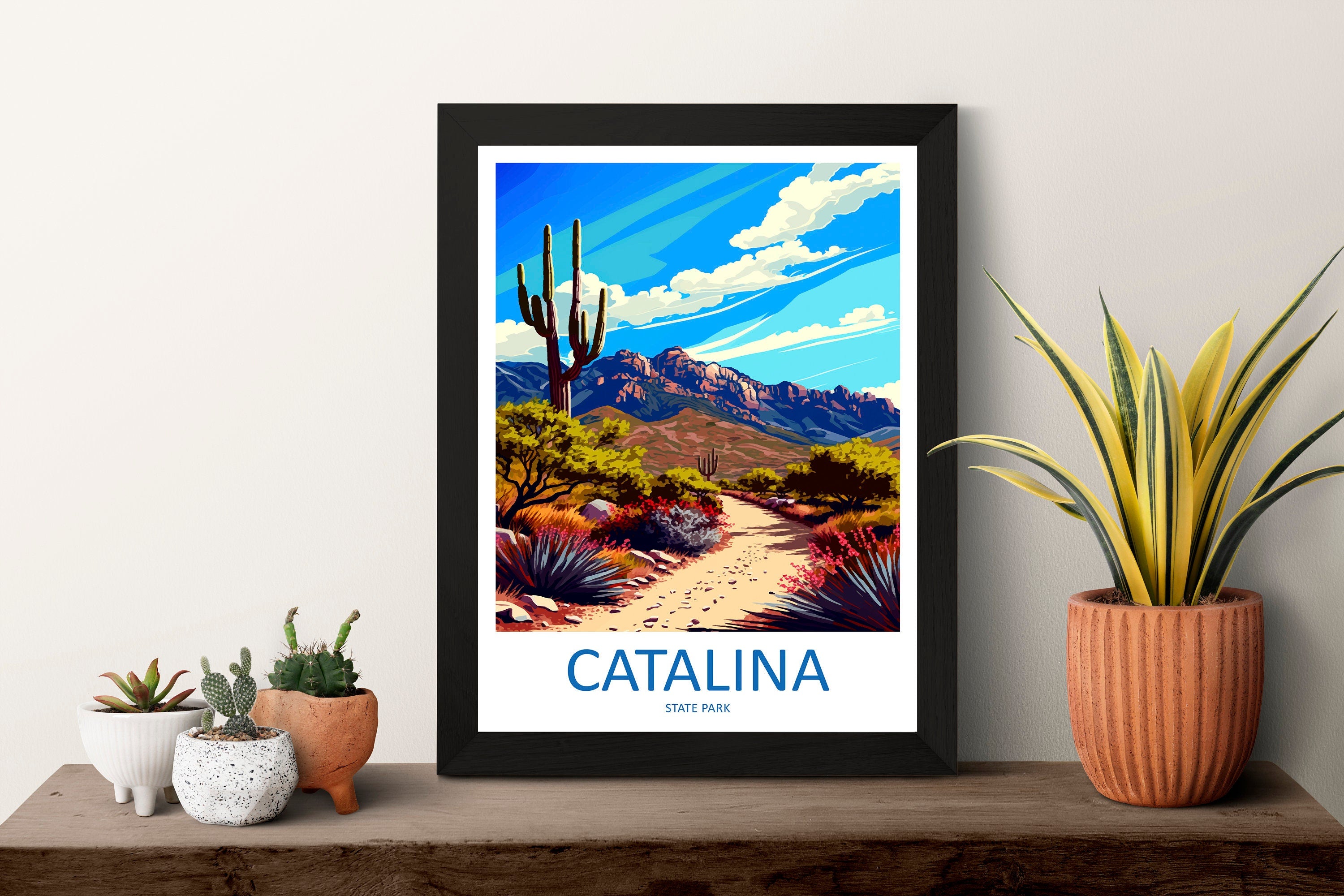 Catalina State Park Travel Print