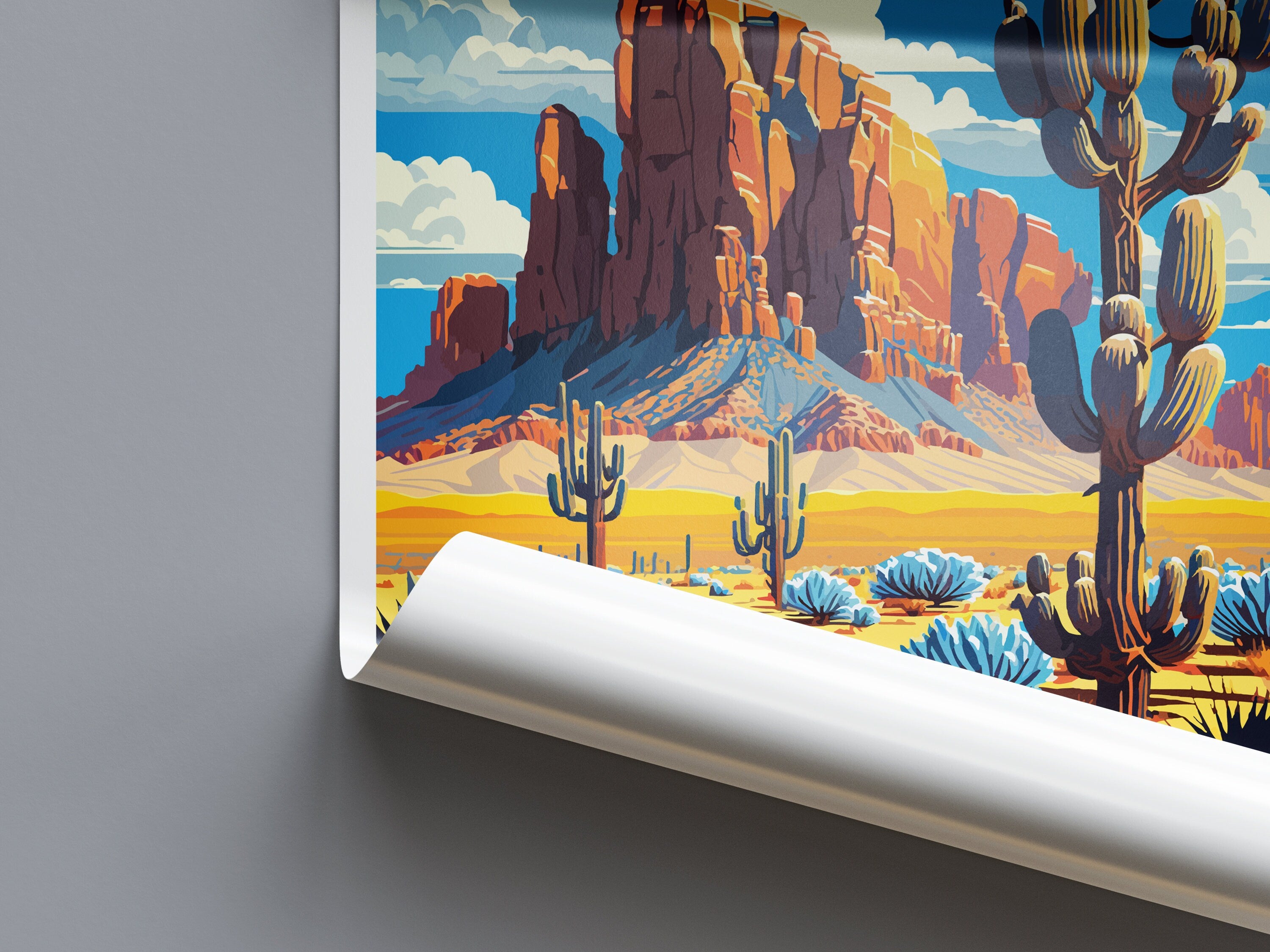 Lost Dutchman State Park Travel Print