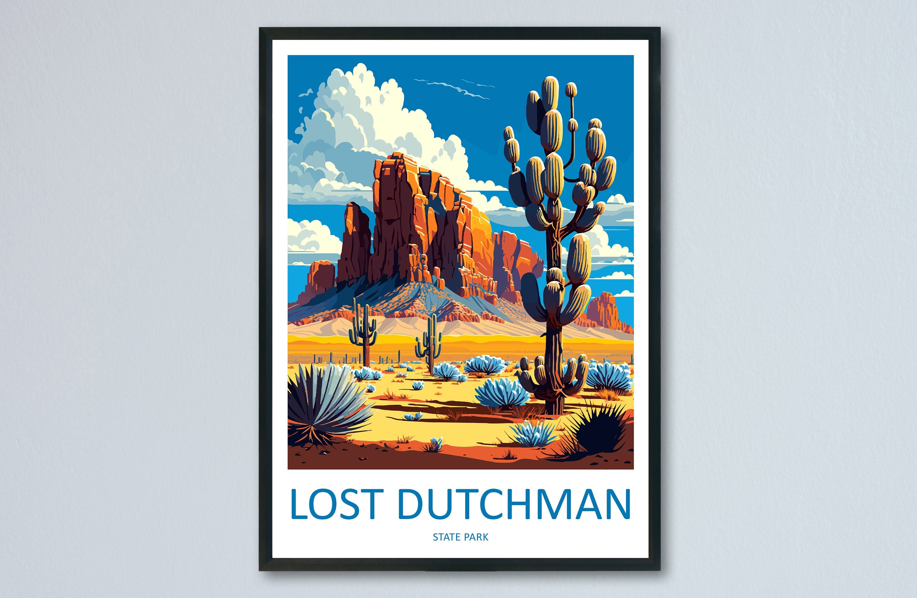 Lost Dutchman State Park Travel Print