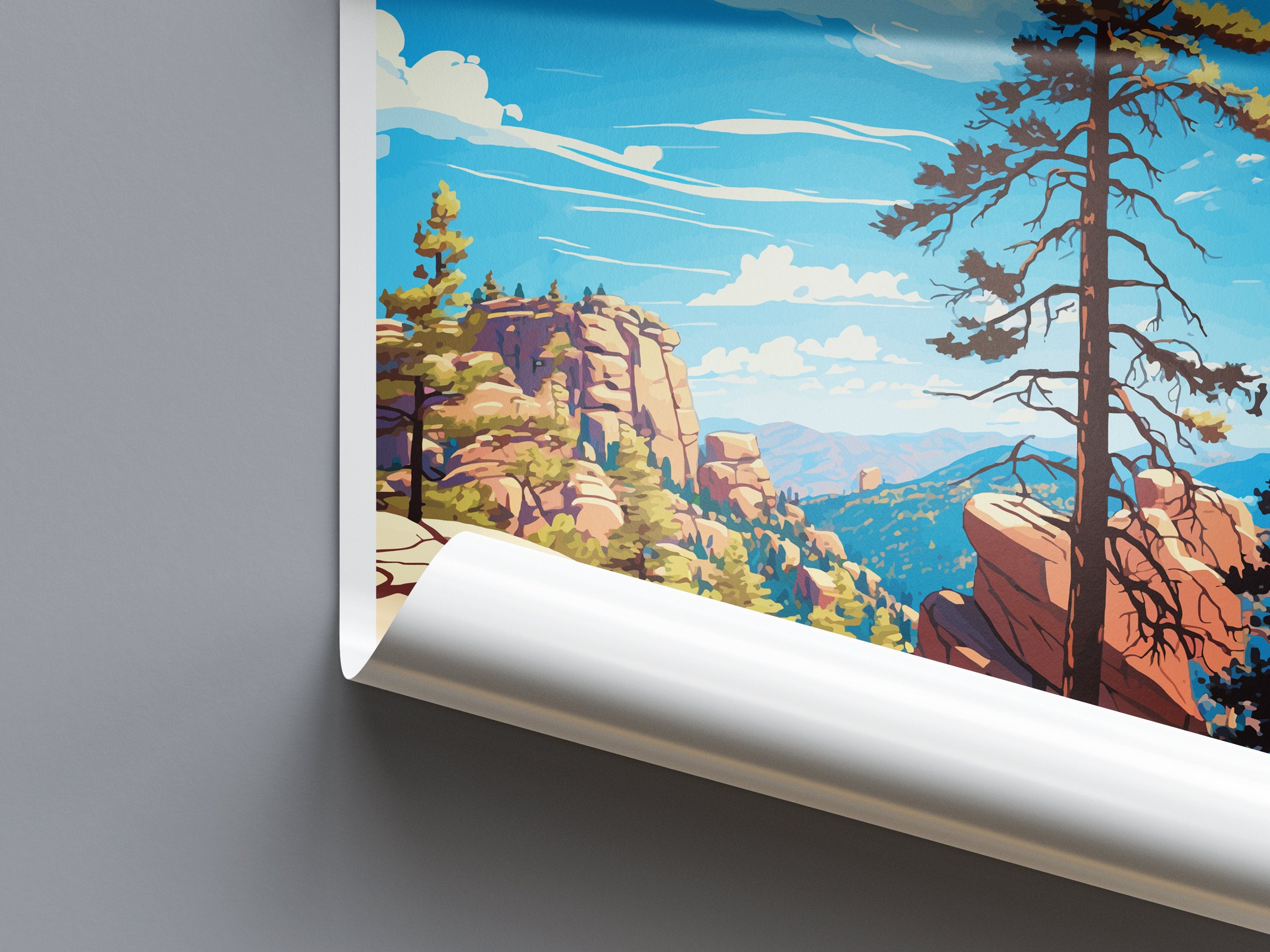 Mount Lemmon Travel Print