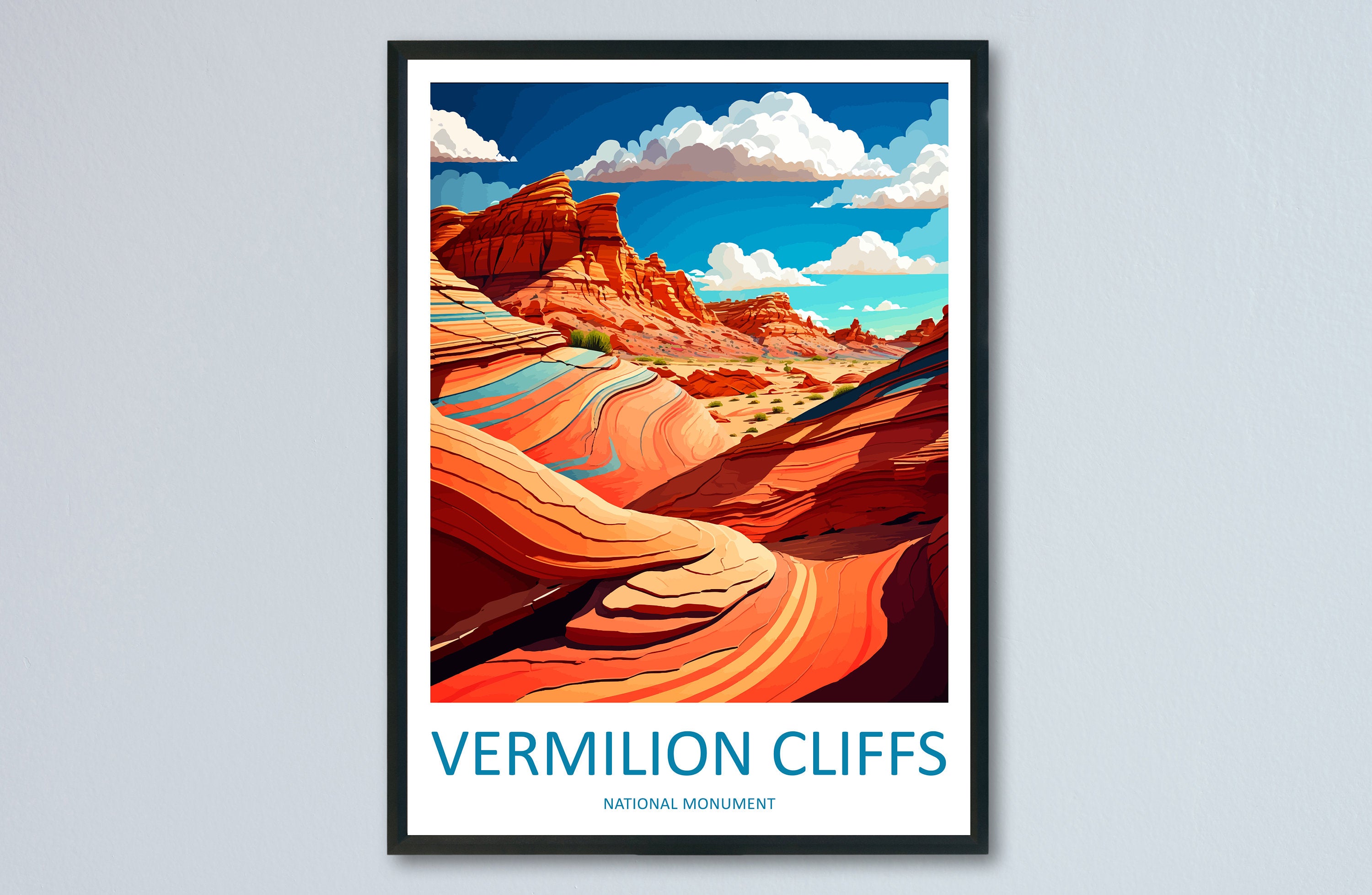 Vermilion Cliffs Travel Print