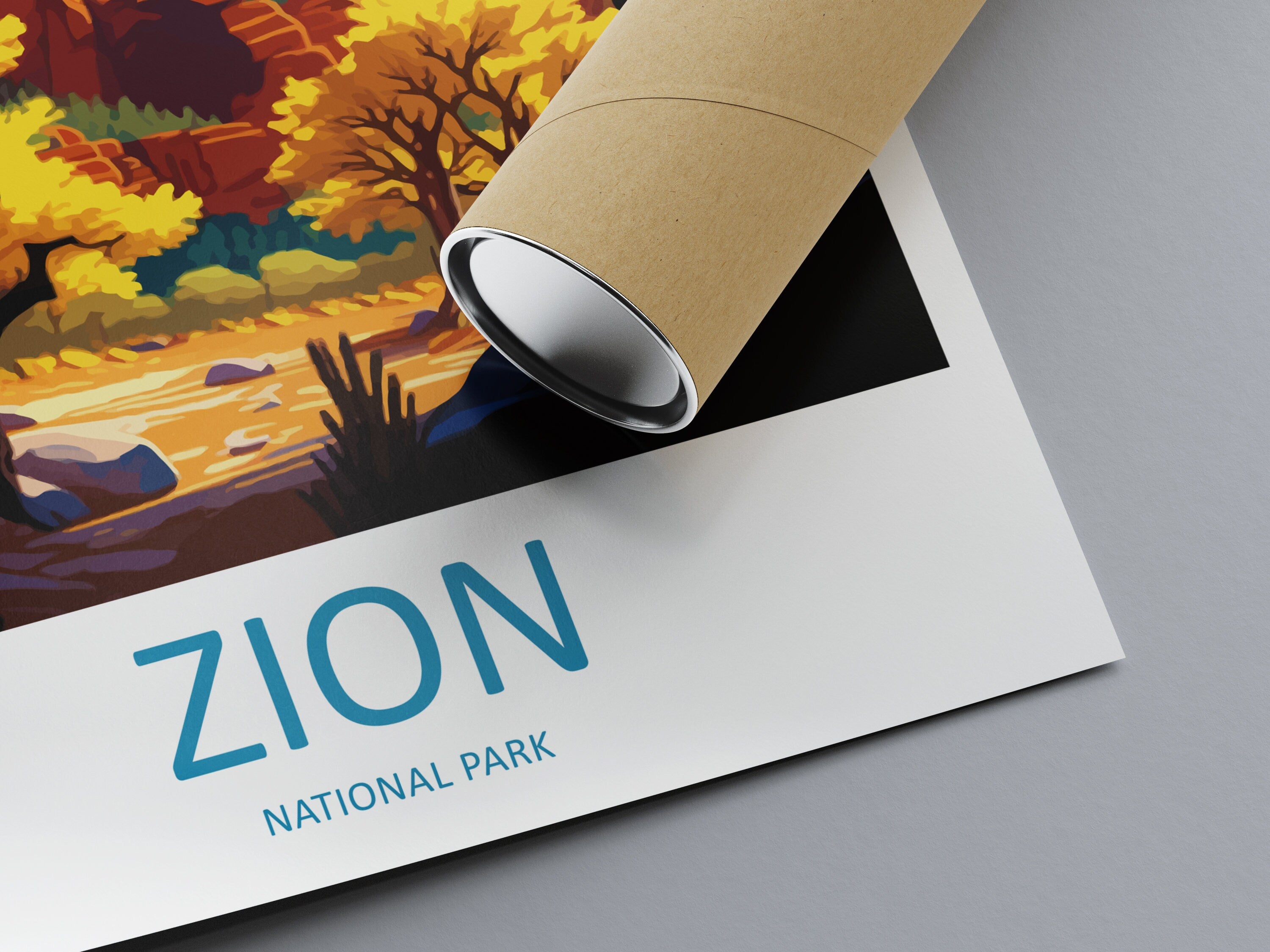 Zion National Park Travel Print