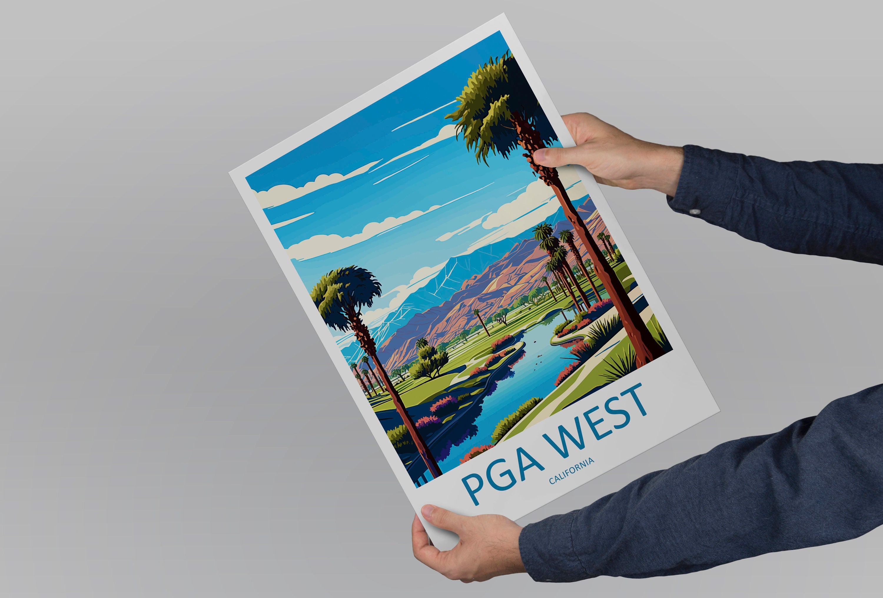 PGA West Travel Print