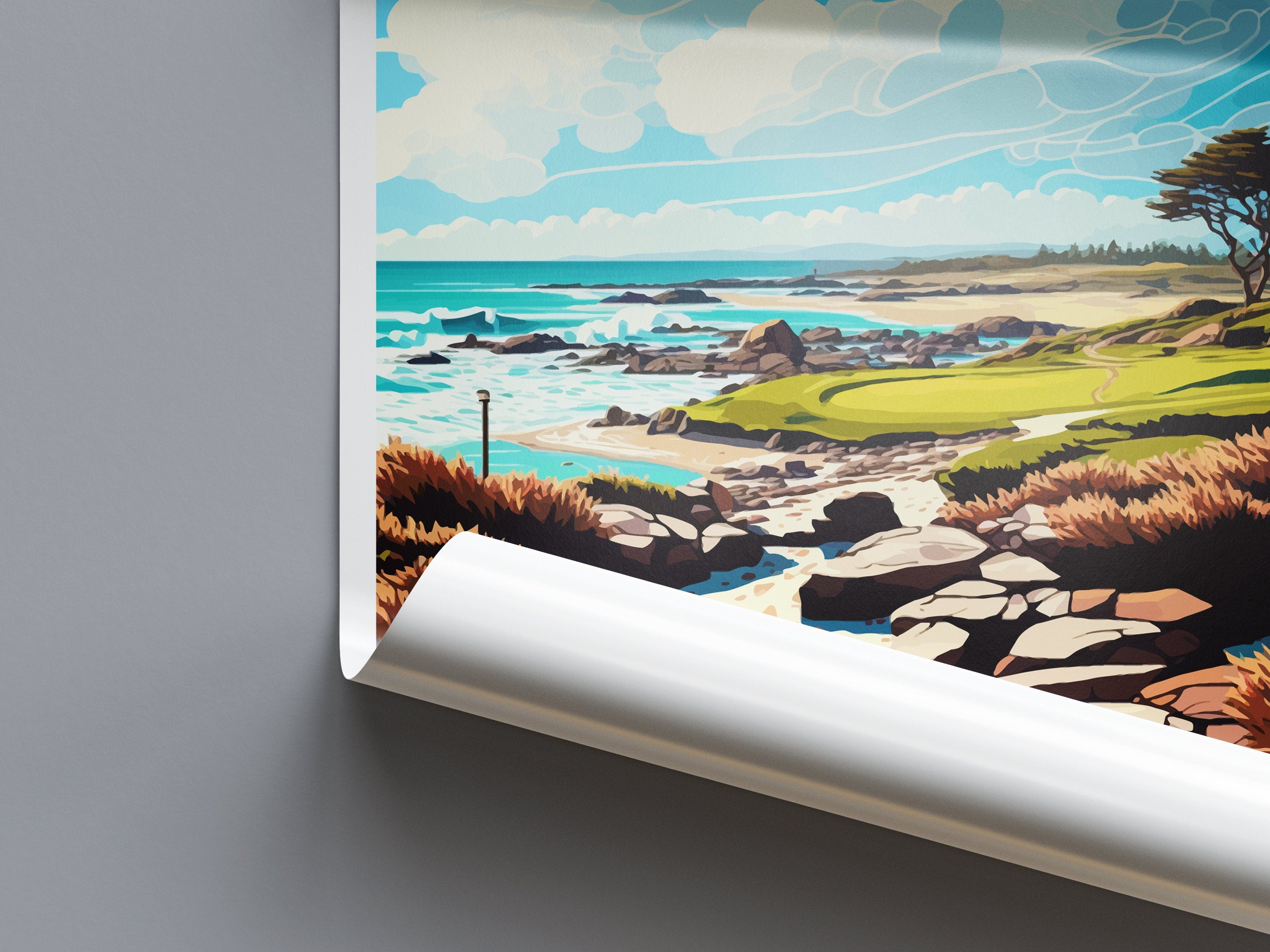 The Link At Spanish Bay Travel Print