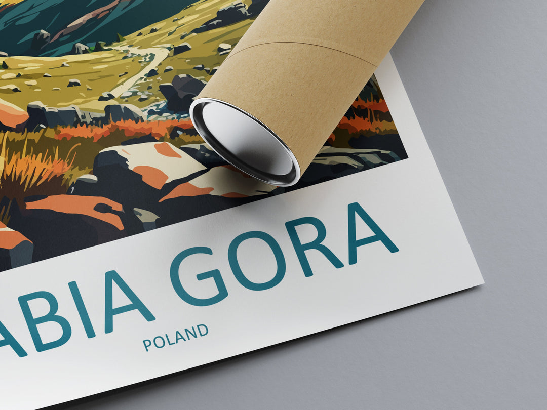 Babia Gora Travel Print Wall Art Babia Gora Wall Hanging Home Décor Babia Gora Gift Art Lovers Poland Art Lover Gift Babia Gora Travel Art