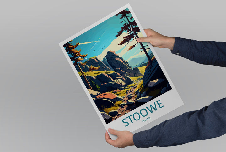 Stoowe Travel Print Wall Art Stoowe Wall Hanging Home Décor Stoowe Gift Art Lovers Poland Art Lover Gift Stoowe Travel Wall Art