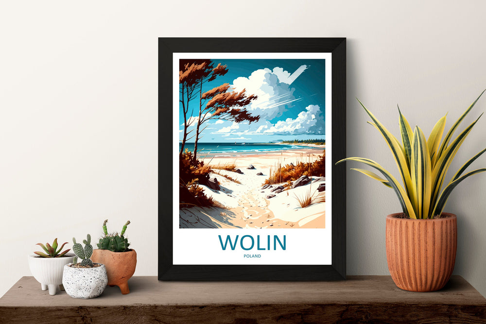 Wolin Travel Print Wall Art Wolin Wall Hanging Home Décor Wolin Gift Art Lovers Poland Art Lover Gift Wolin Travel Wall Art
