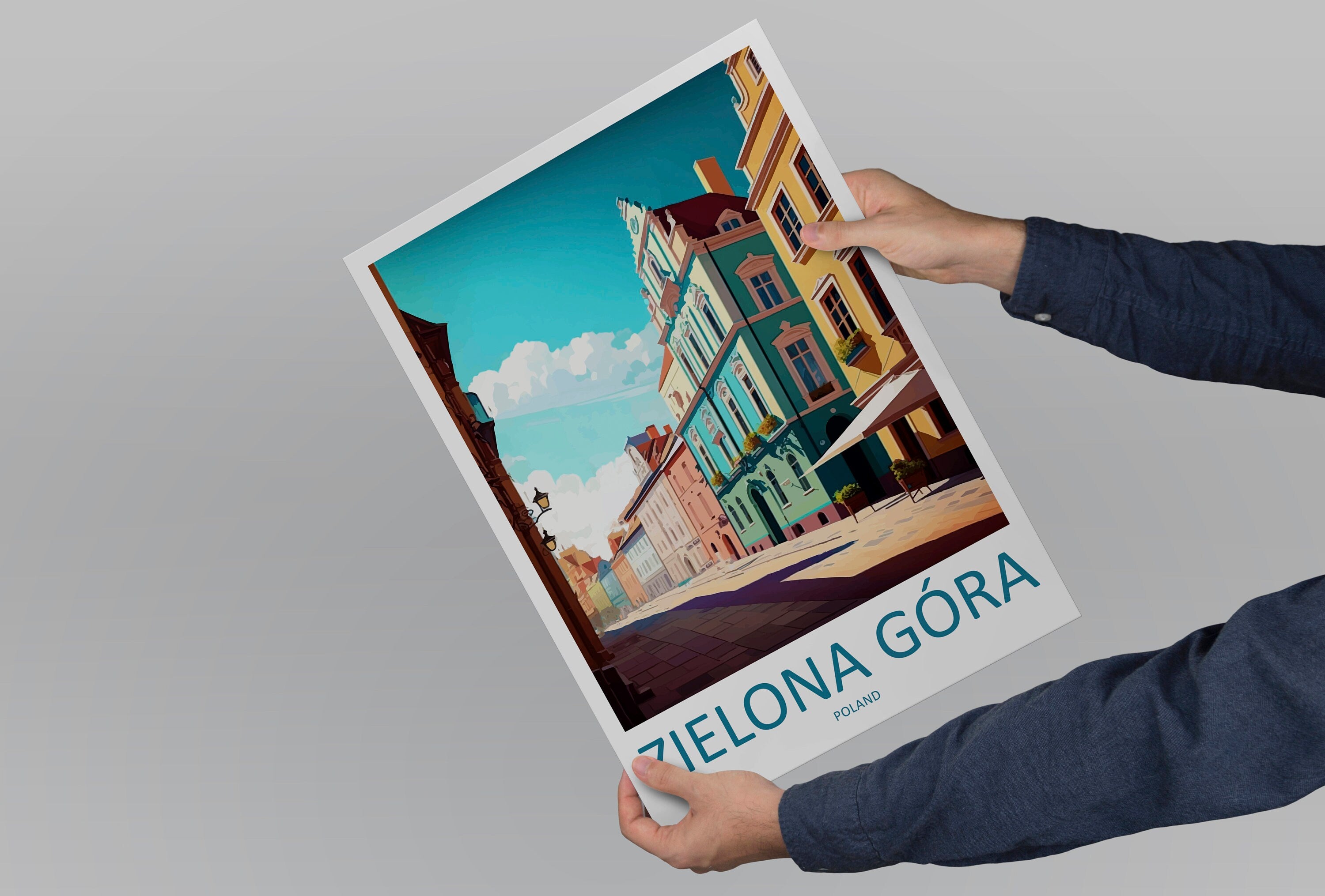 Zielona Góra Travel Print