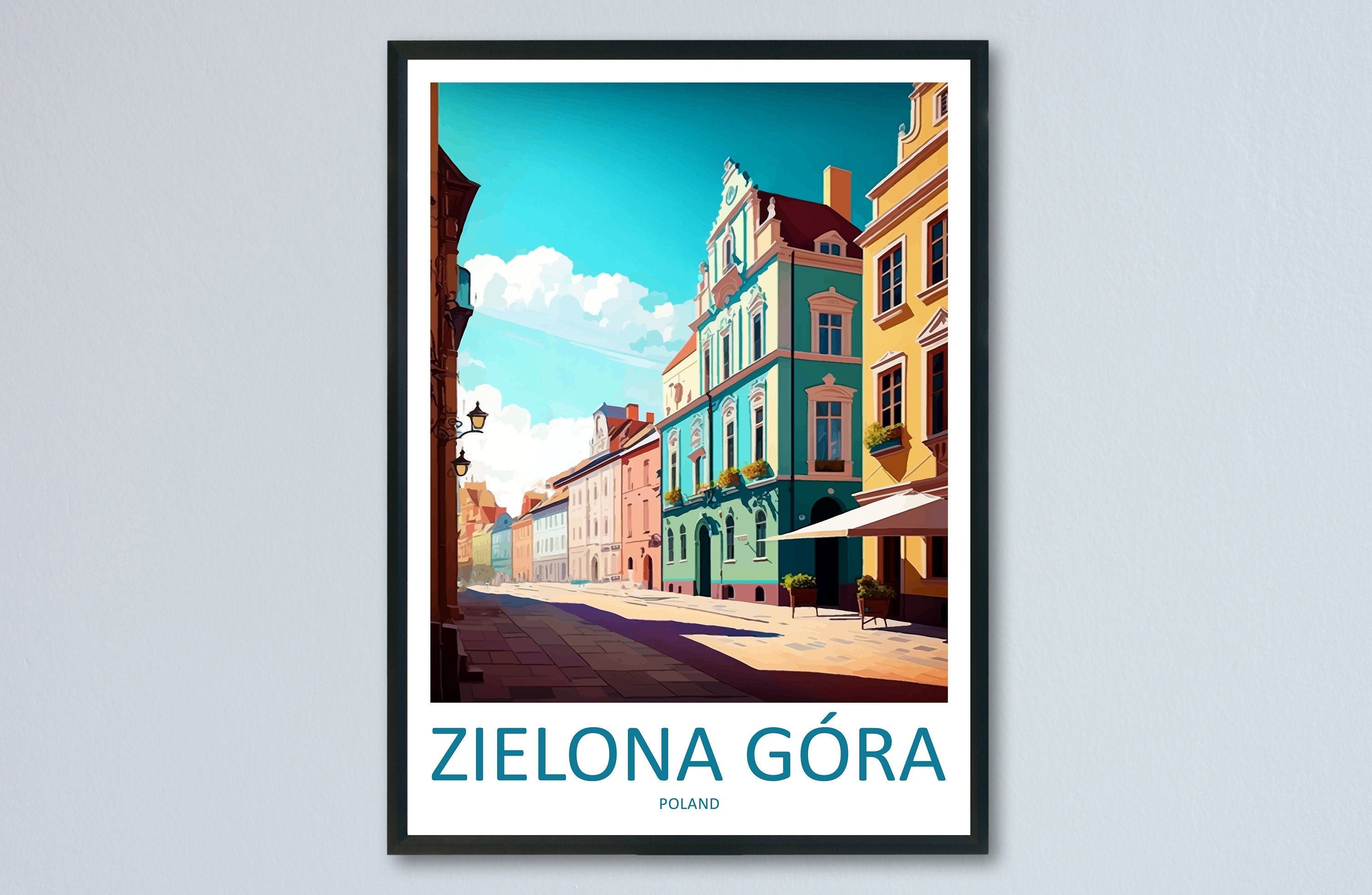 Zielona Góra Travel Print