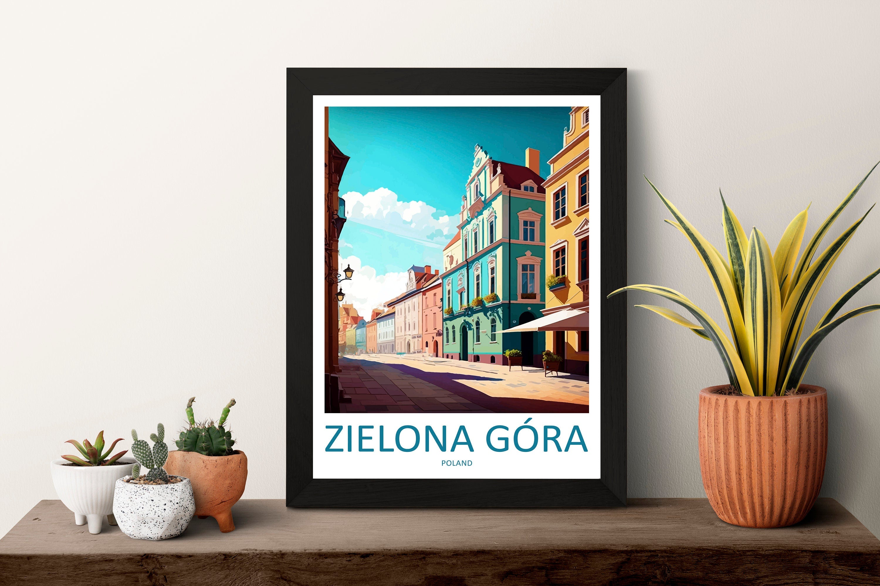 Zielona Góra Travel Print