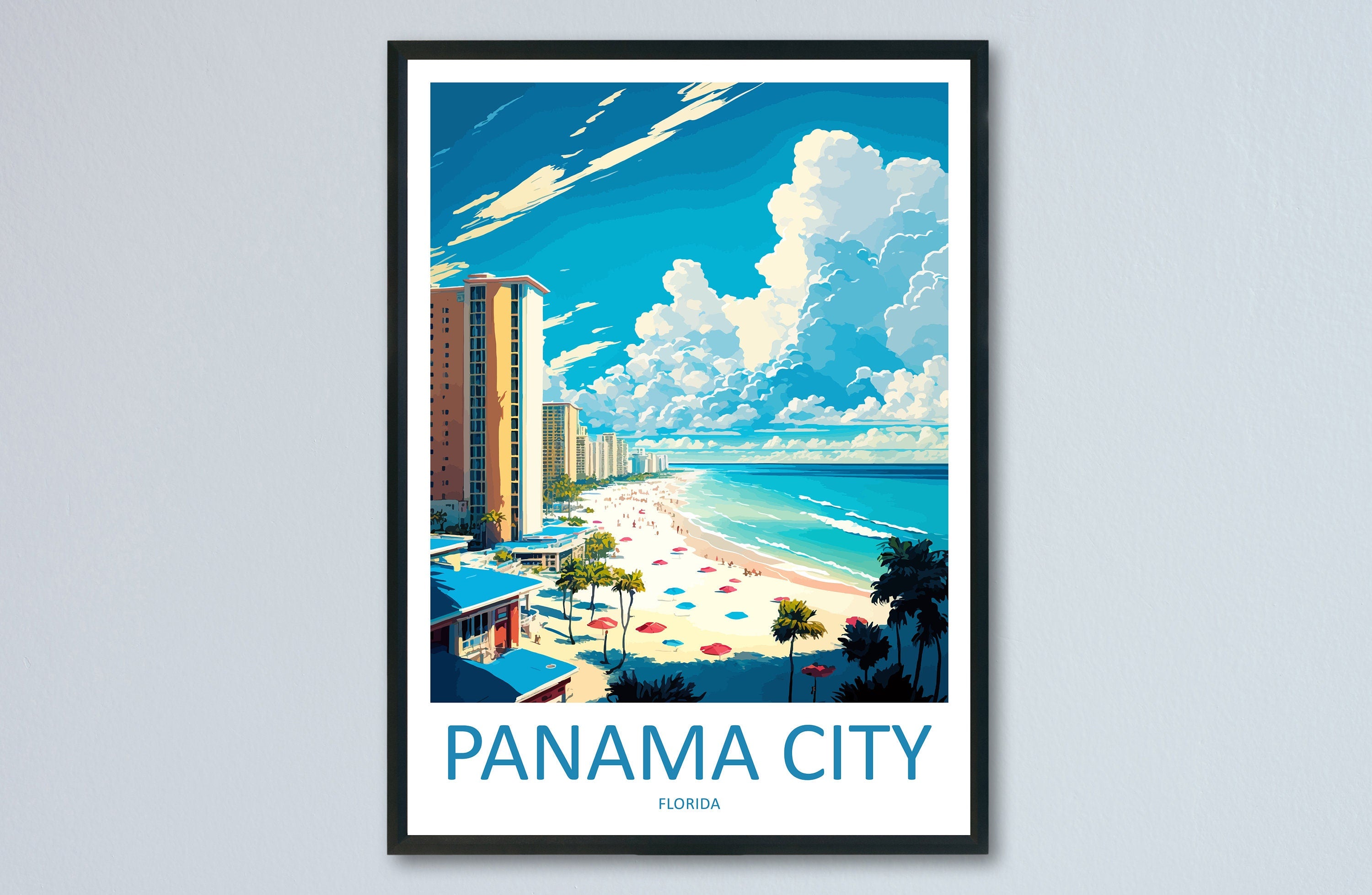 Panama City Travel Print