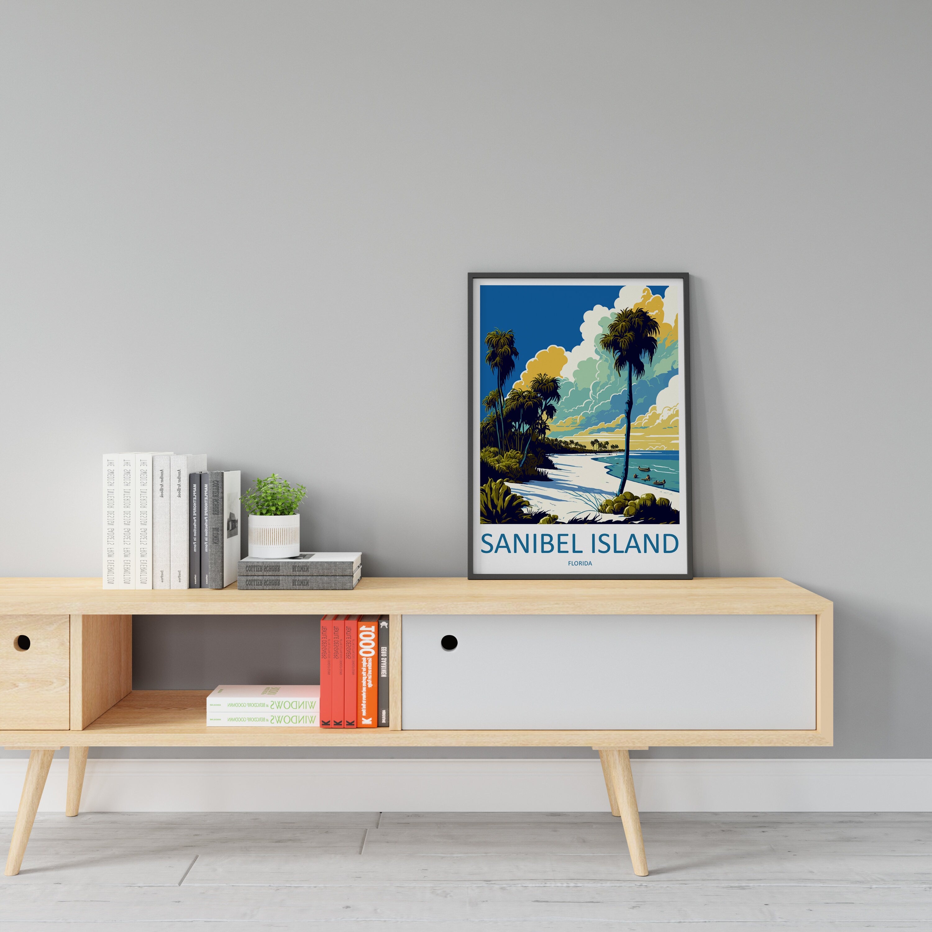 Sanibel Island Travel Print