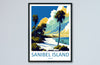 Sanibel Island Travel Print