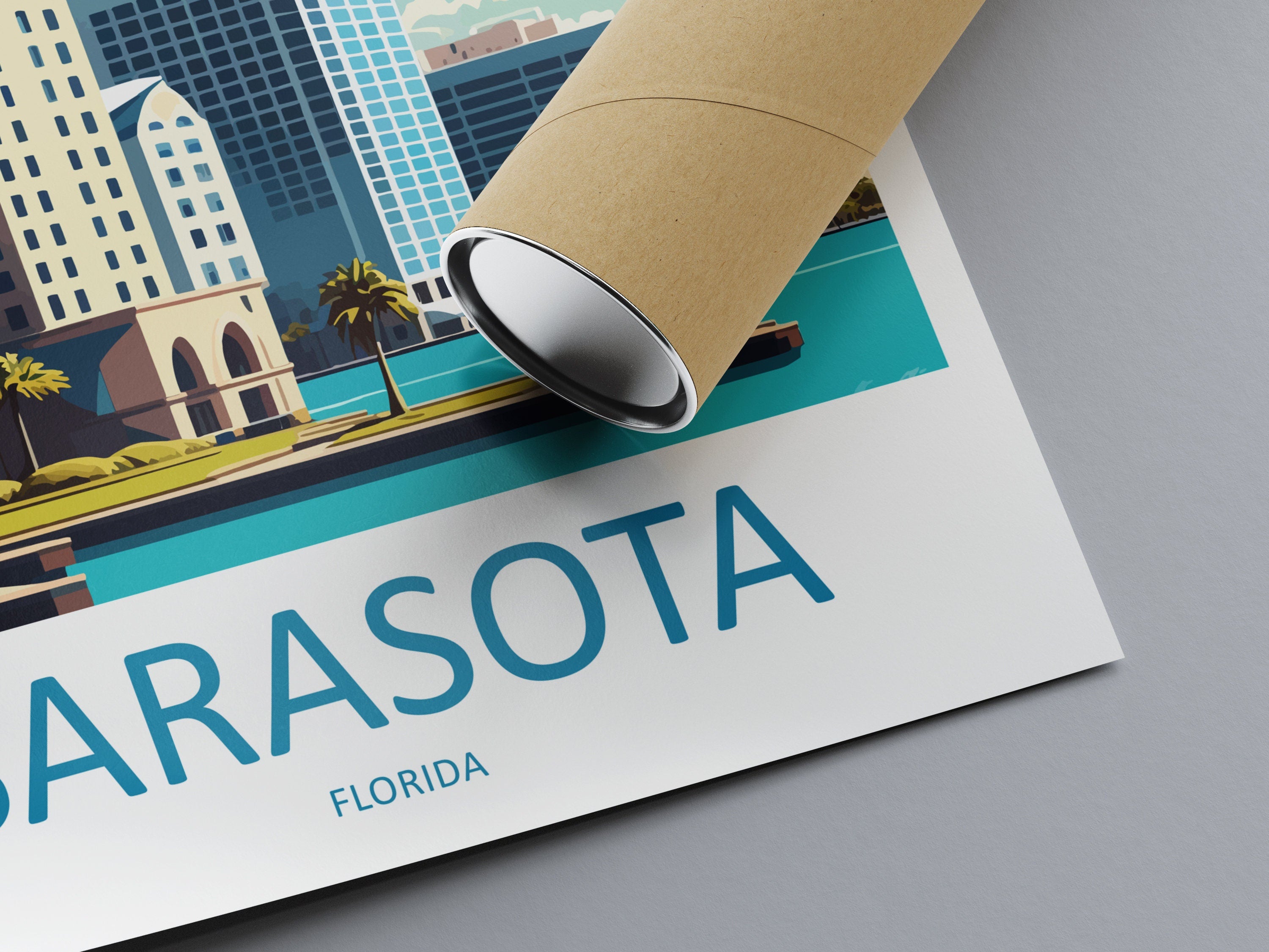 Sarasota Travel Print