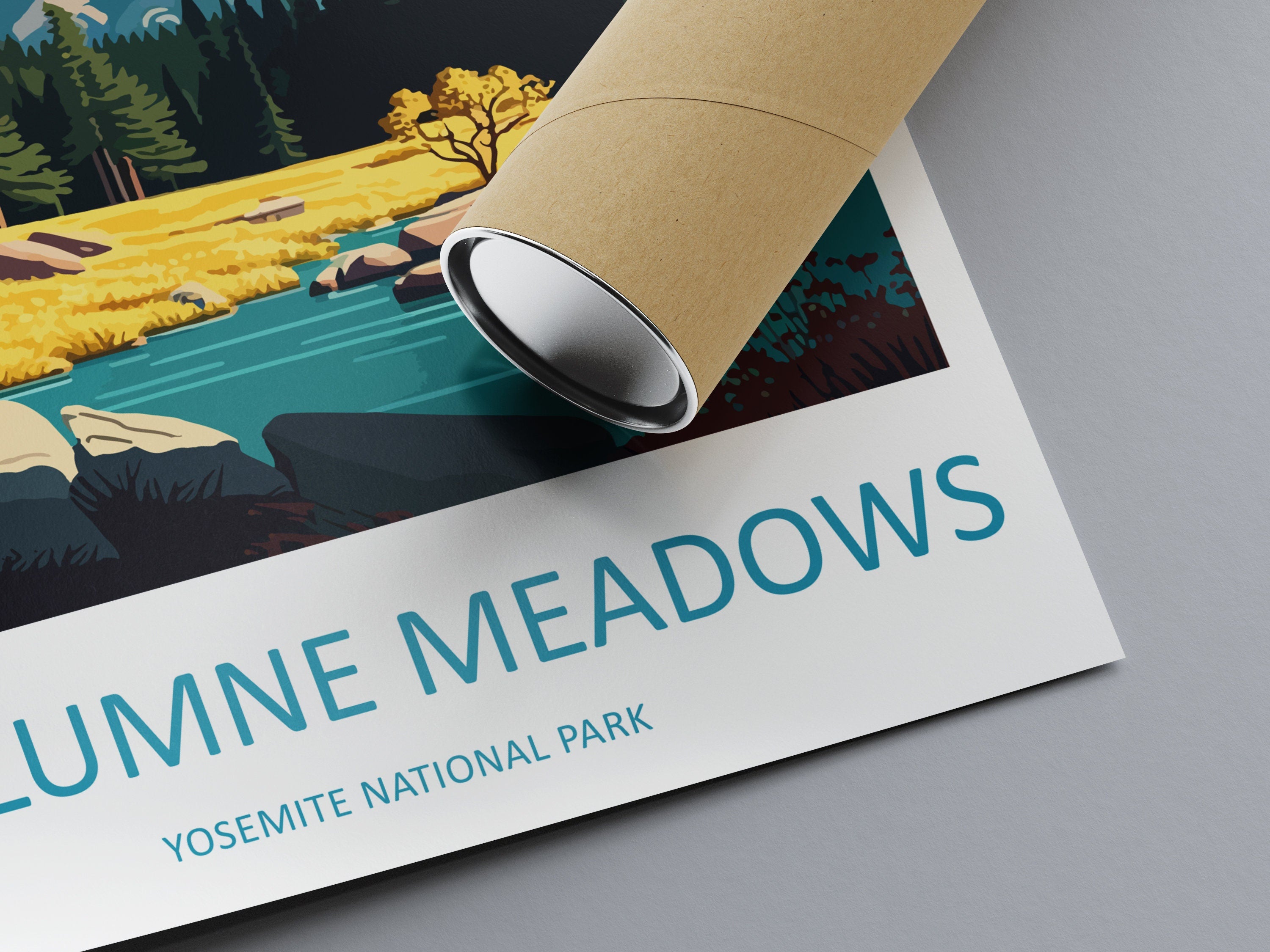 Yosemite Tuolumne Meadows Travel Print