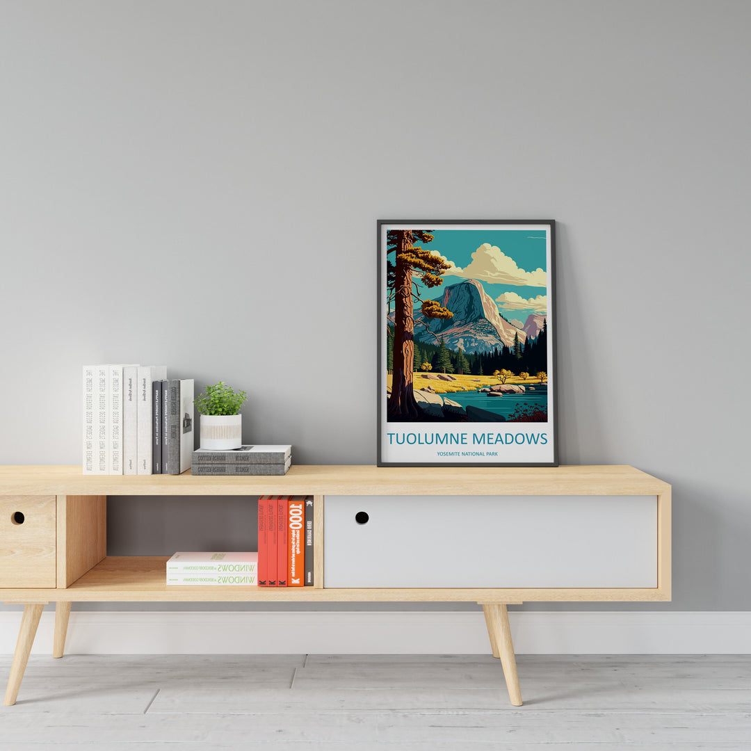Yosemite Tuolumne Meadows Travel Print Wall Art Yosemite Tuolumne Meadows Wall Hanging Home Décor Tuolumne Meadows Gift Art Lovers