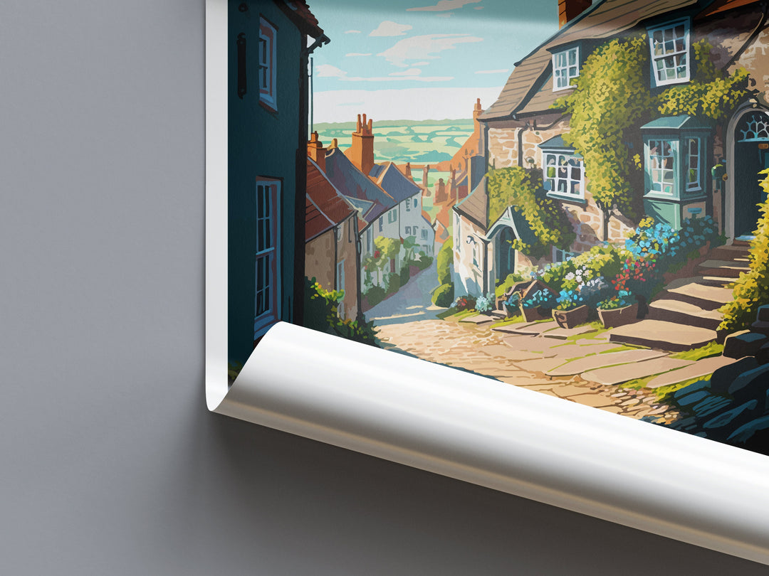 Shaftesbury Travel Print Wall Art Shaftesbury Wall Hanging Home Décor Shaftesbury Gift Art Lovers England Art Lover Gift Shaftesbury Artwork