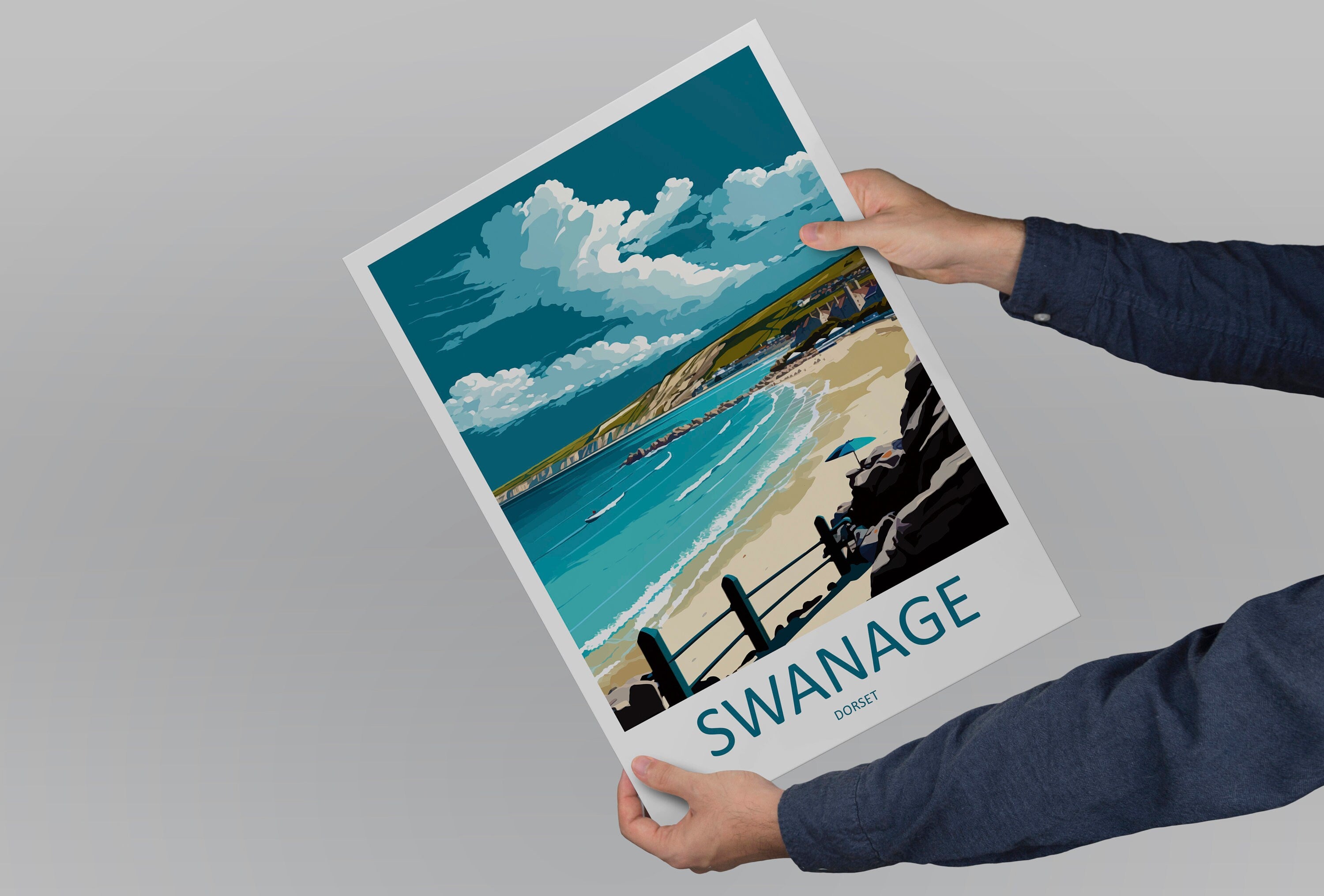 Swanage Travel Print