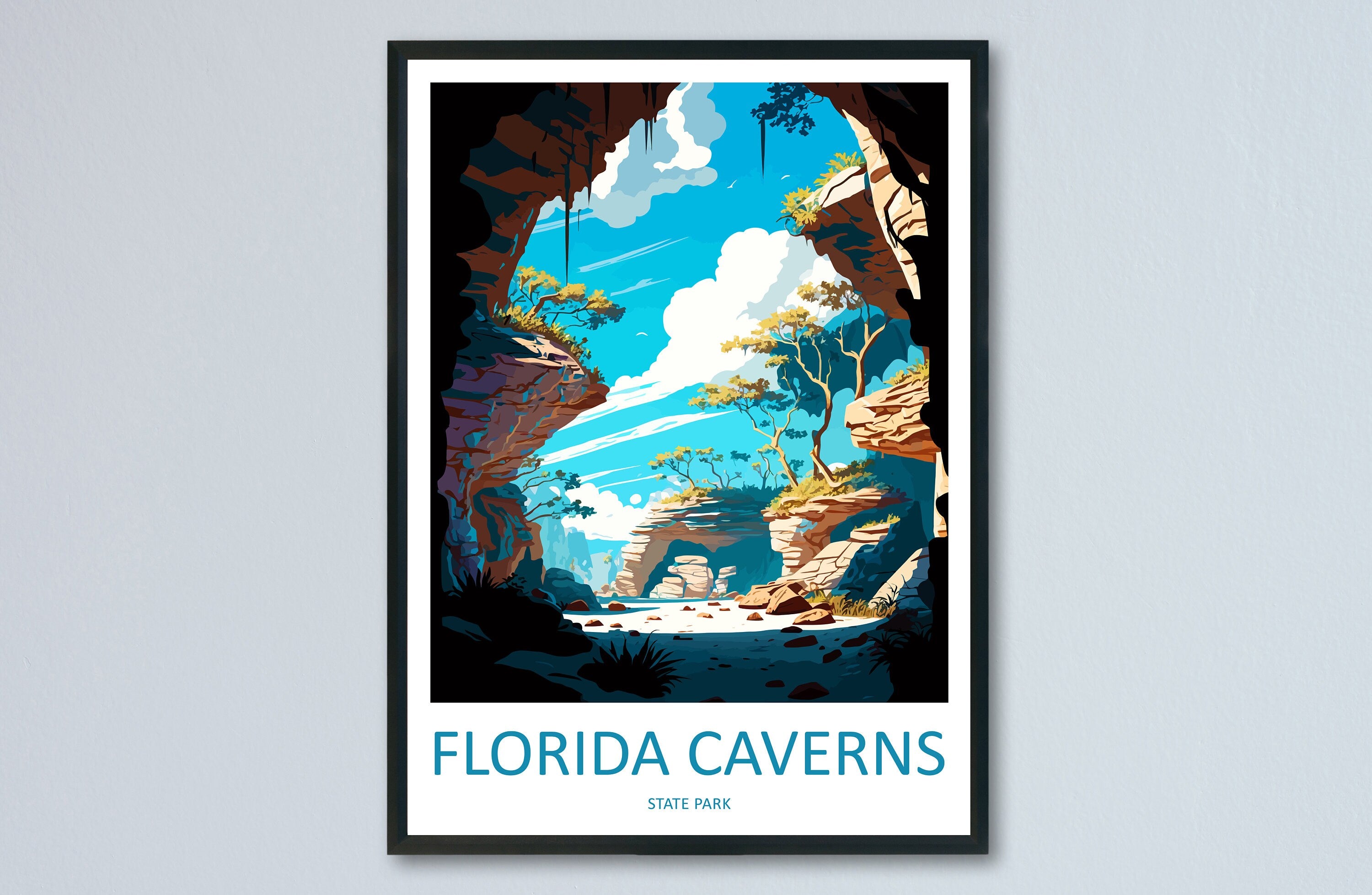 Florida Caverns State Park Travel Print