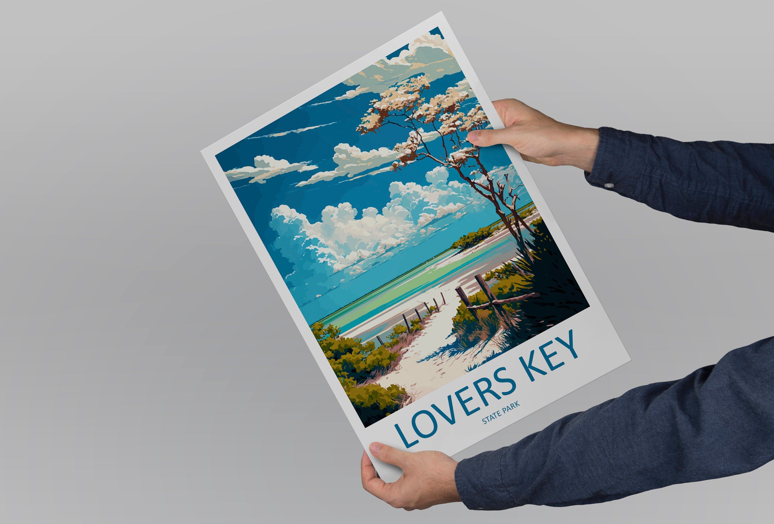 Lovers key State Park Travel Print