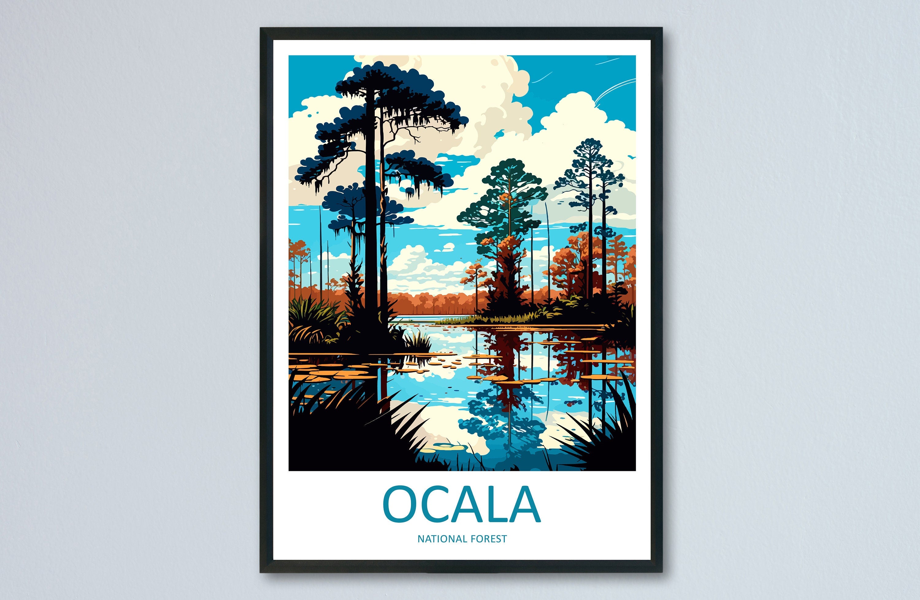 Ocala National Forest Travel Print