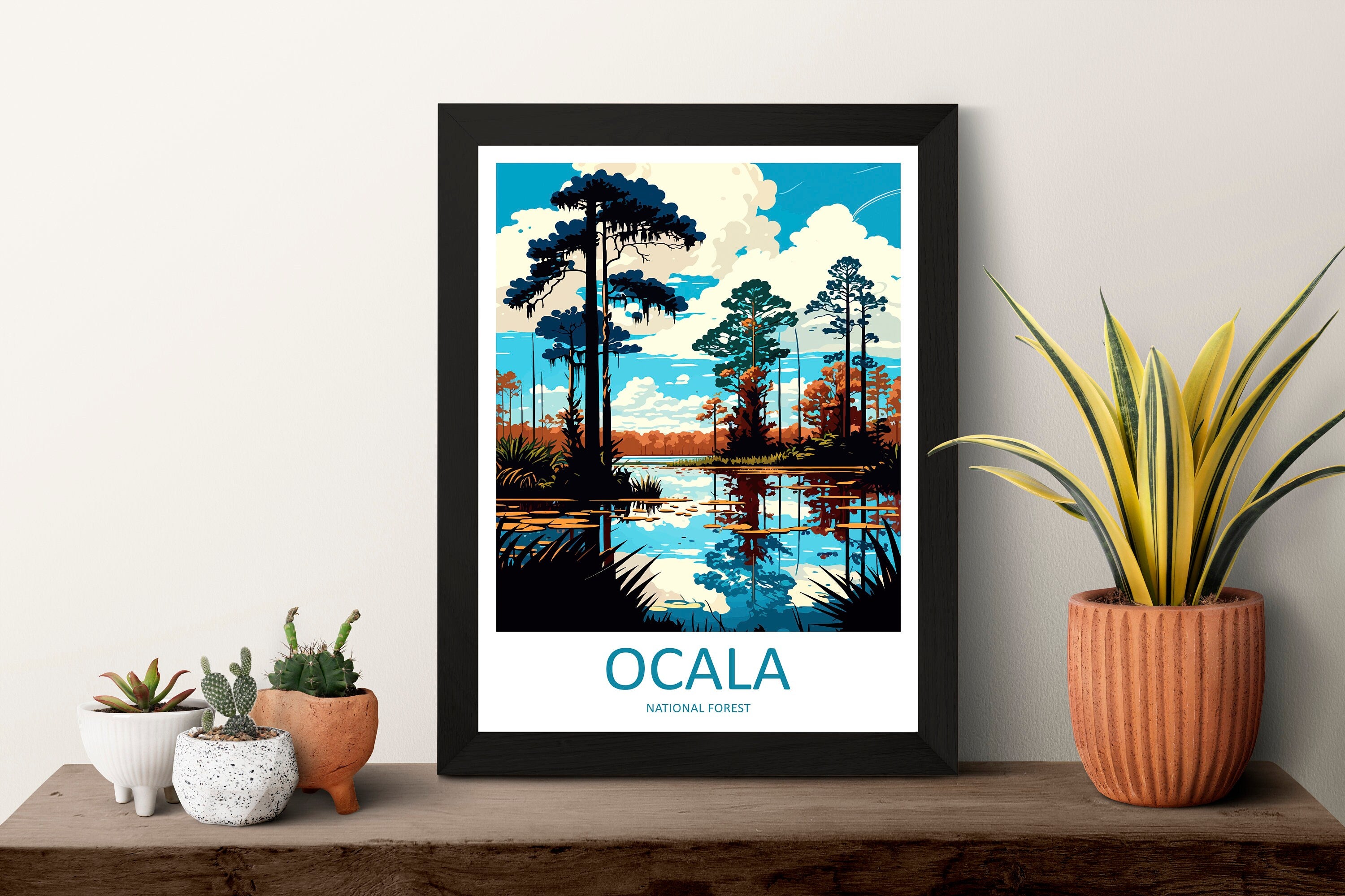 Ocala National Forest Travel Print