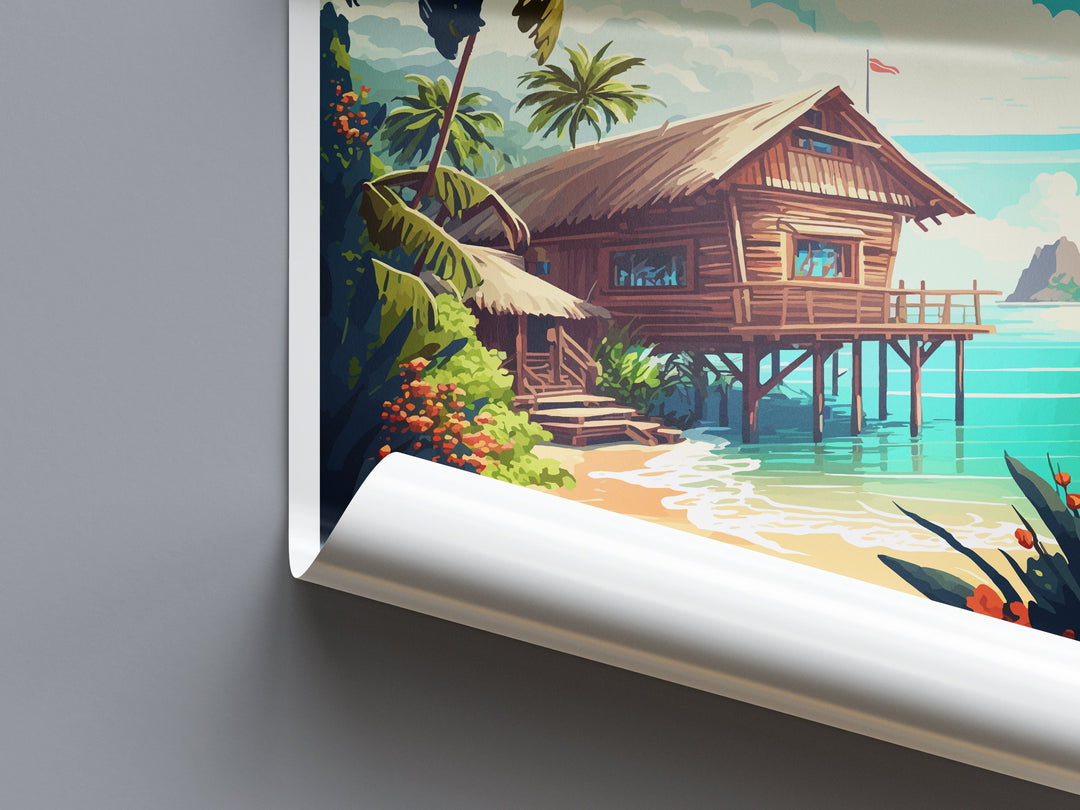 Zanzibar Travel Print Wall Art Zanzibar Wall Hanging Home Décor Zanzibar Gift Art Lovers Tanzania Art Print Zanzibar Wall Décor Art