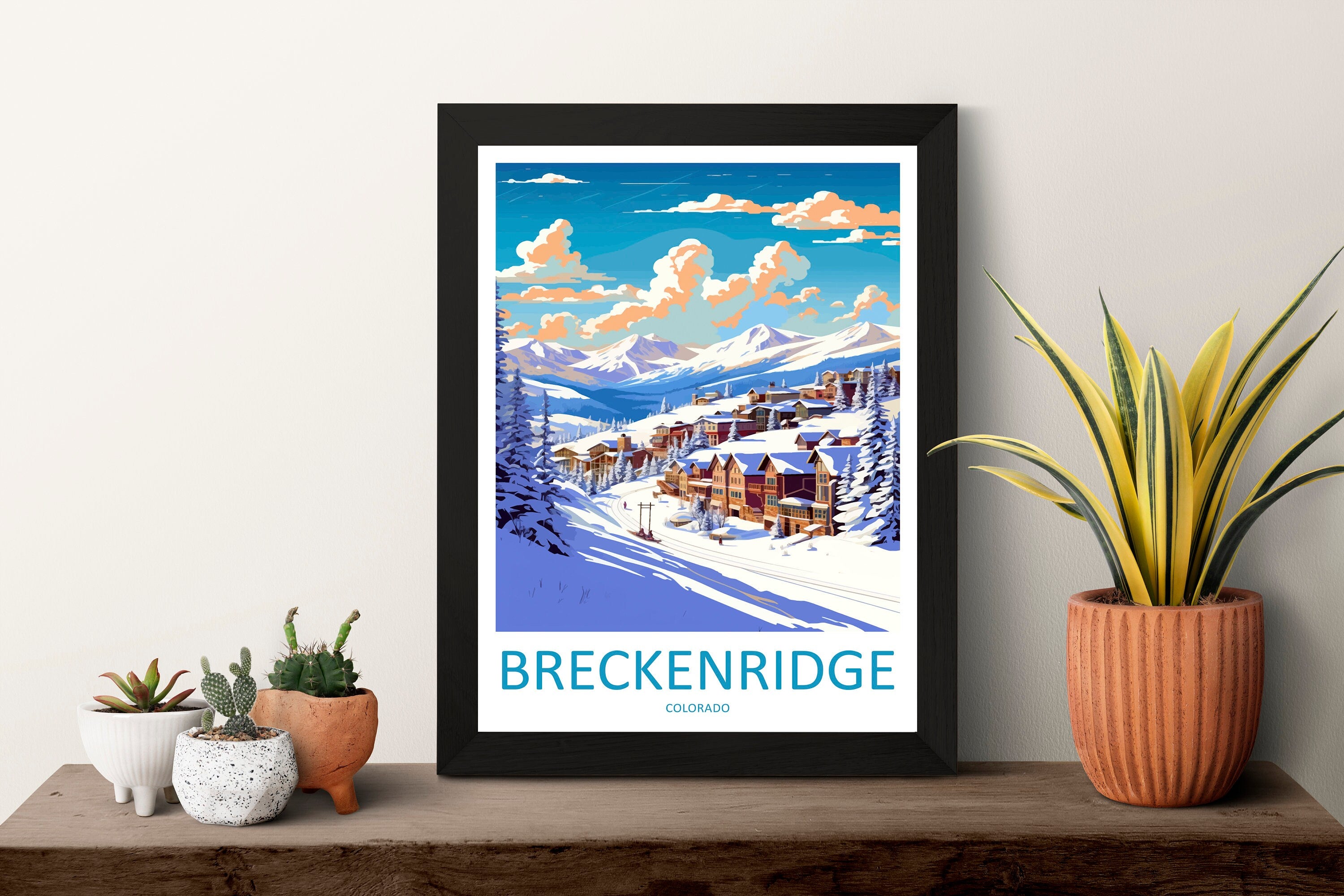 Breckenridge Travel Print