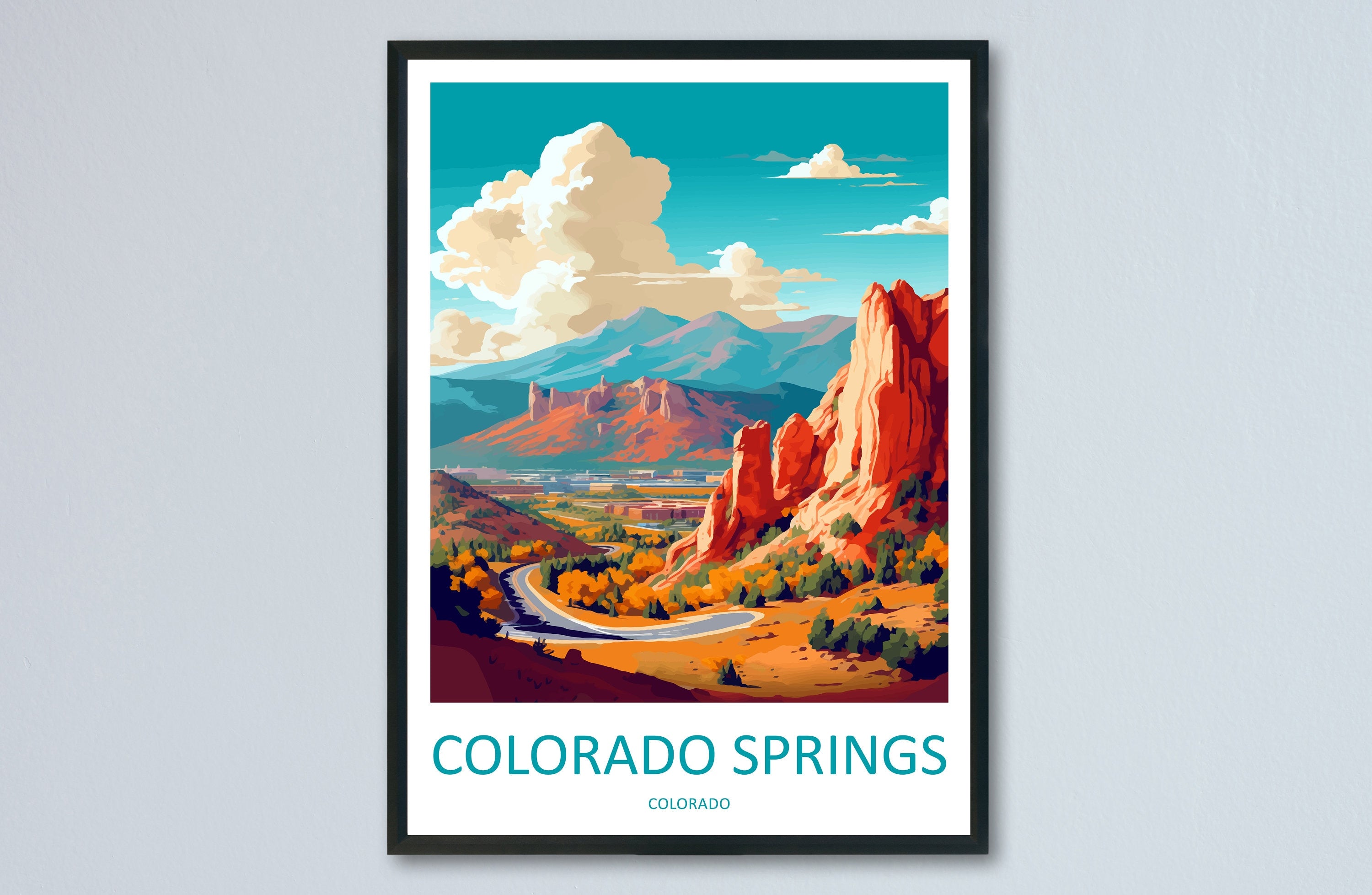 Colorado springs Travel Print