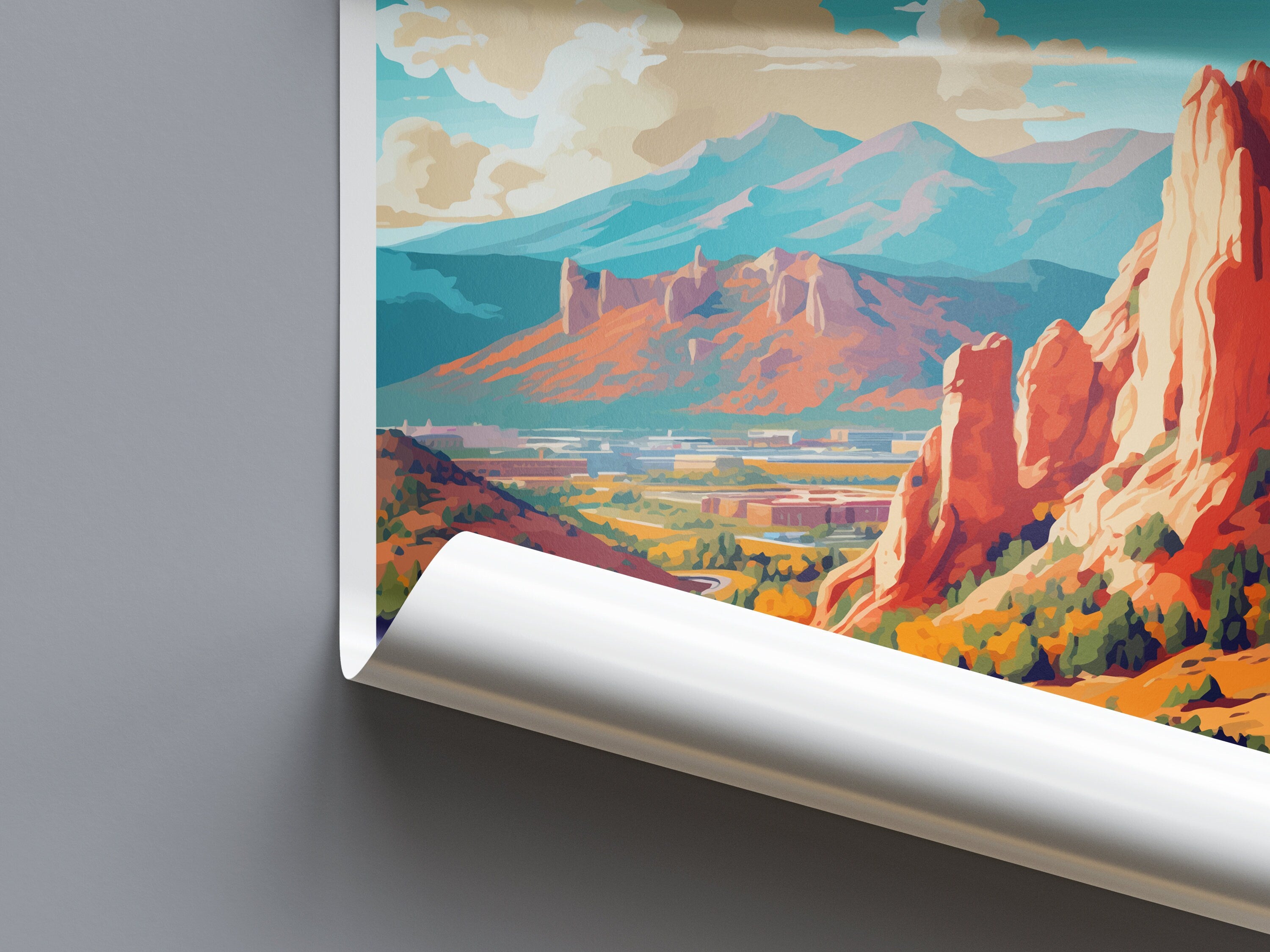 Colorado springs Travel Print