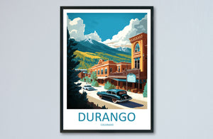 Durango Travel Print