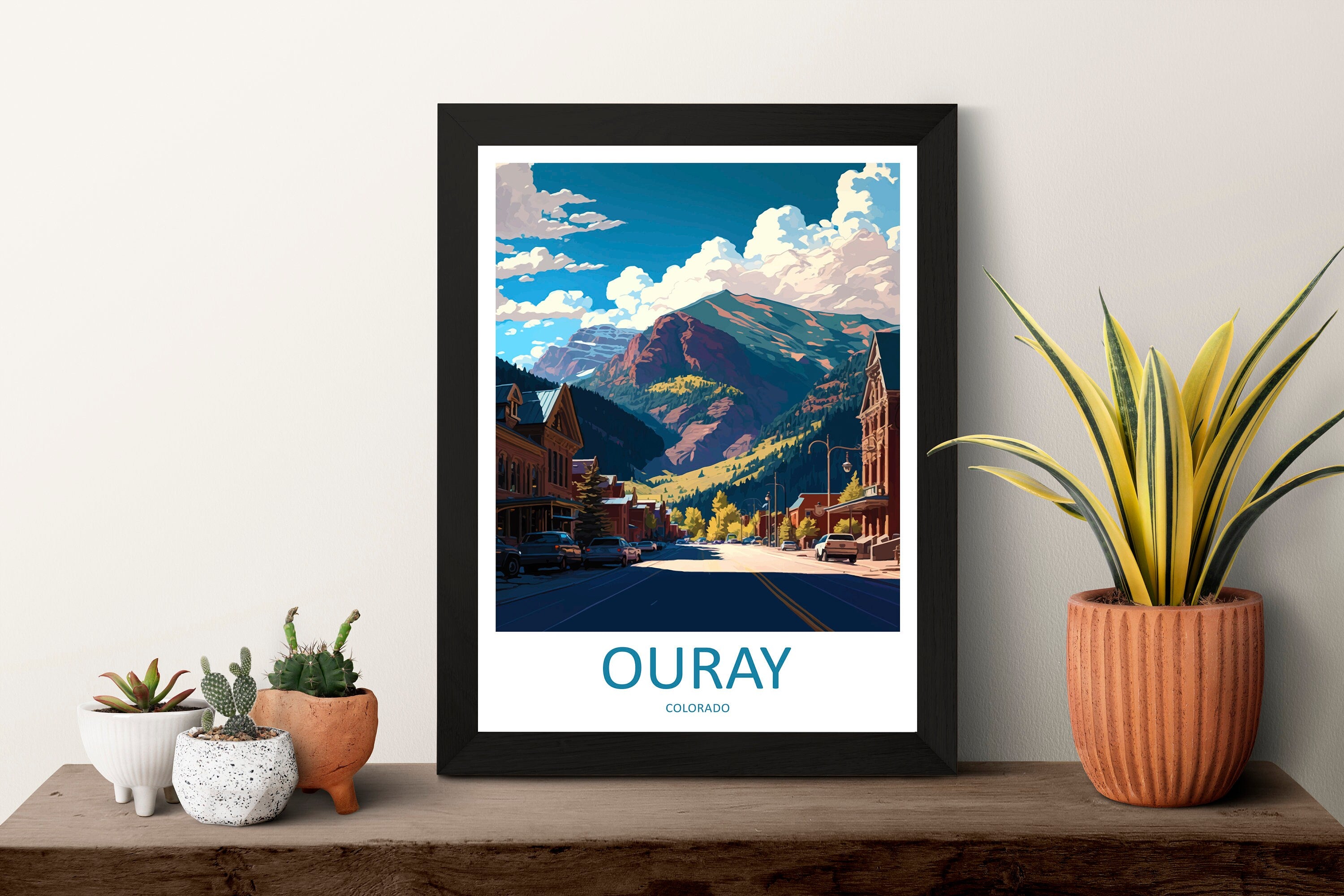 Ouray Travel Print