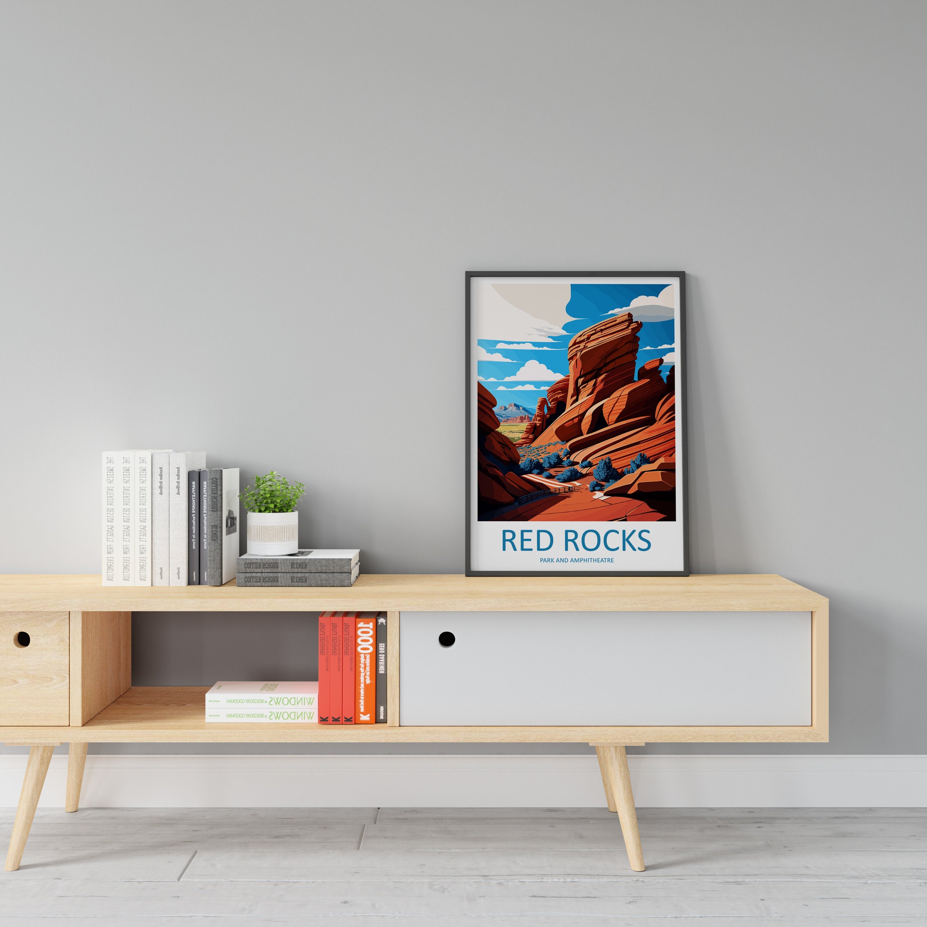 Red Rocks Park And Amphitheatre Travel Print