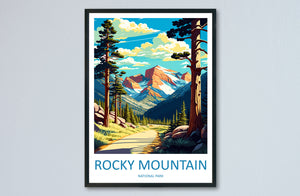 Rocky Mountain National Park Travel Print